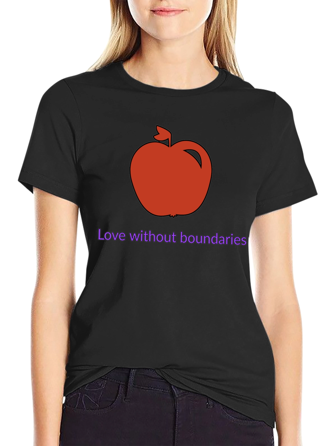 Apple Love Without Boundaries Graphic Tee