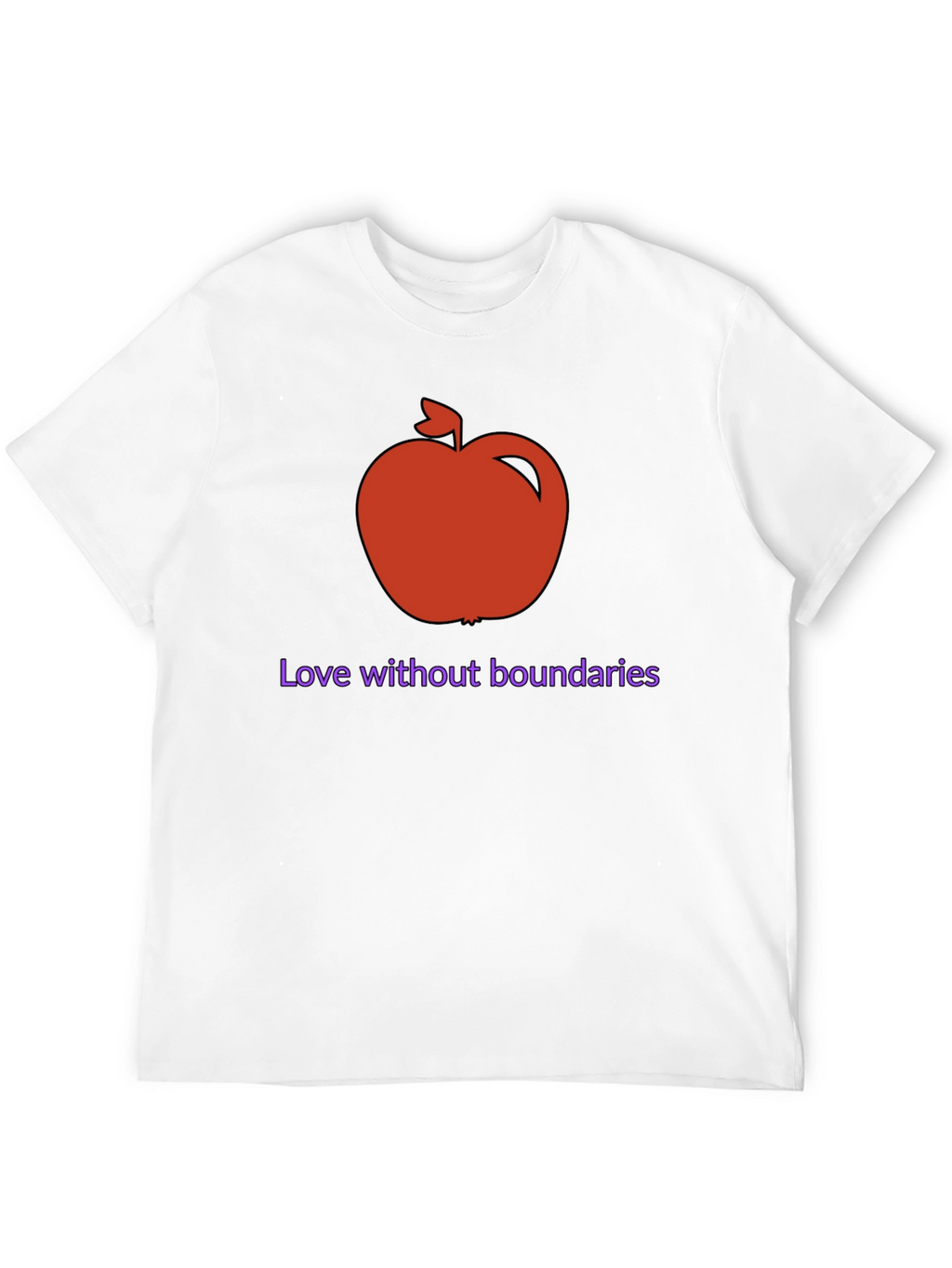 Apple Love Without Boundaries Graphic Tee