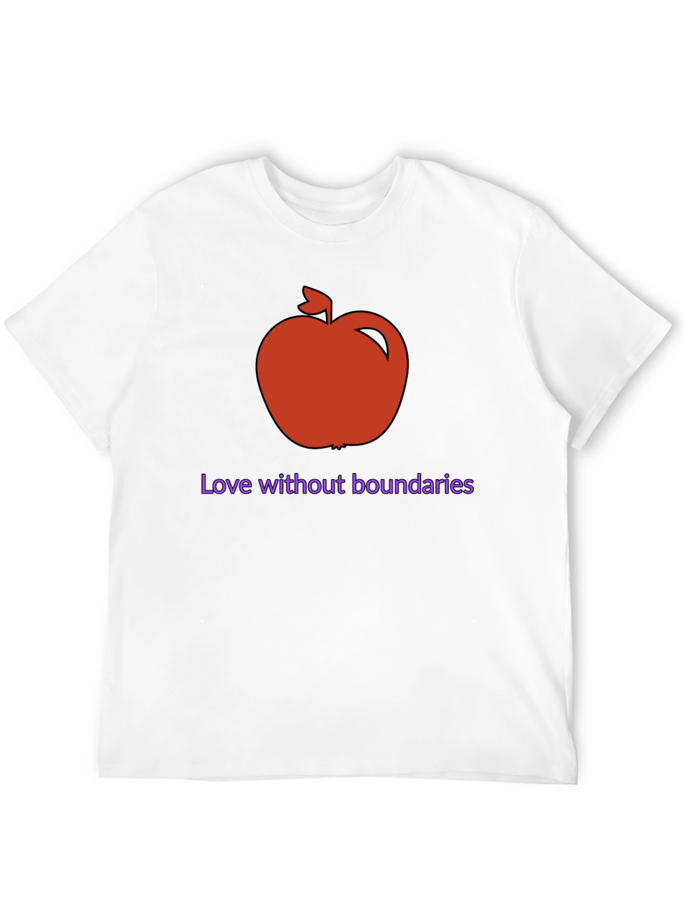 Apple Love Without Boundaries Graphic Tee