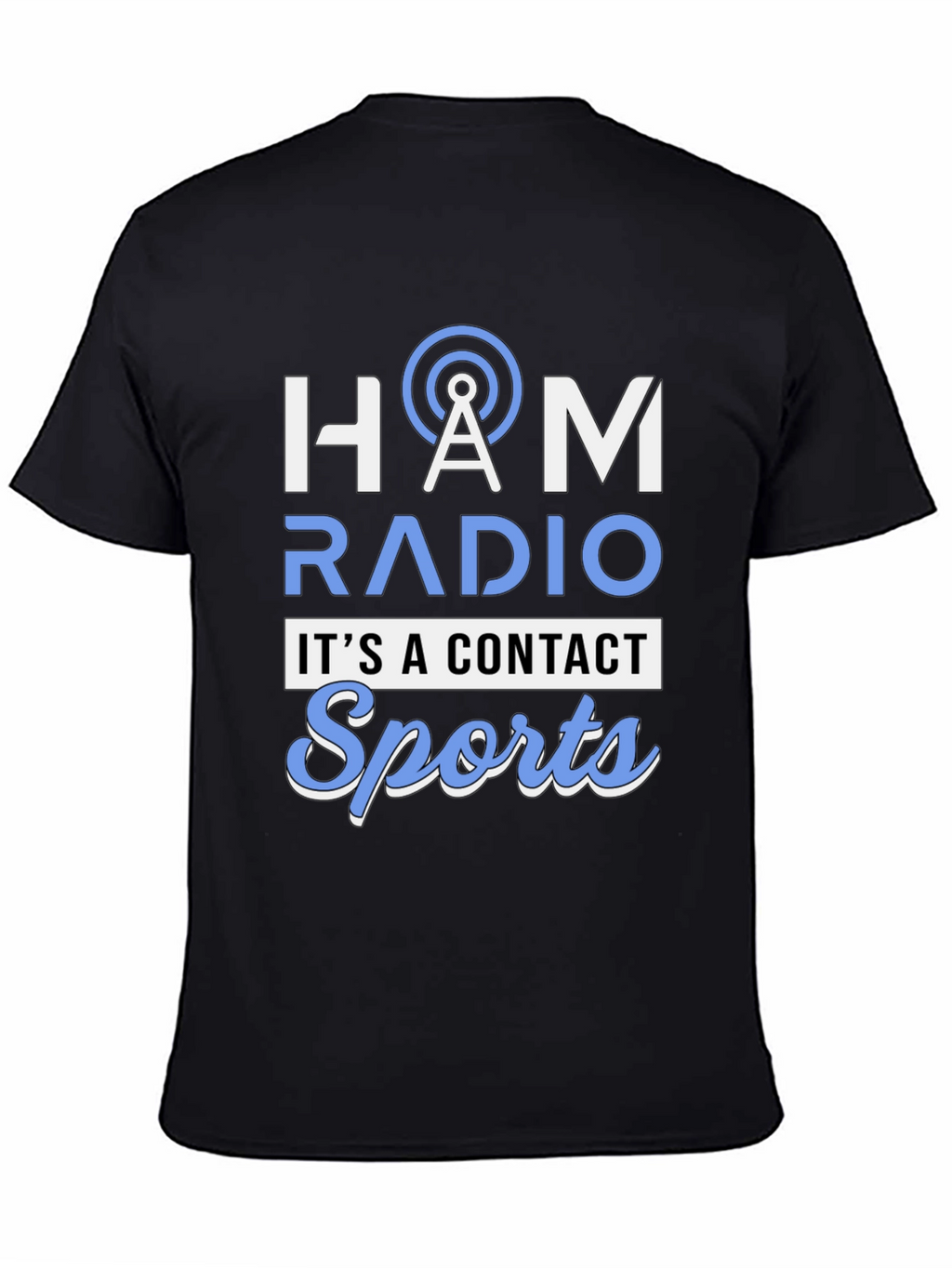 HAM Radio Contact Sports Graphic Tee