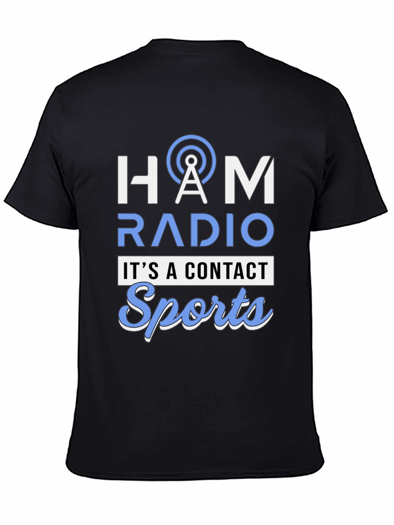 HAM Radio Contact Sports Graphic Tee