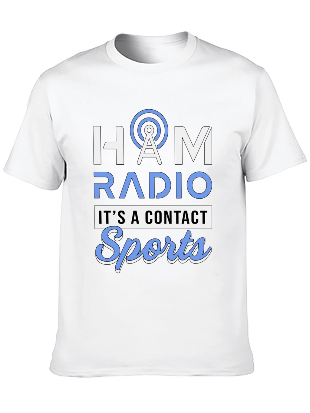 HAM Radio Contact Sports Graphic Tee