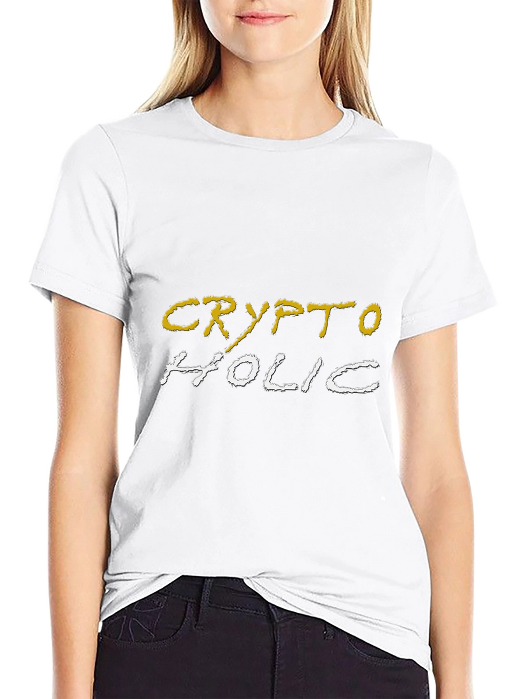 CryptoHolic Black T-Shirt - Stylish Crypto Lover Tee