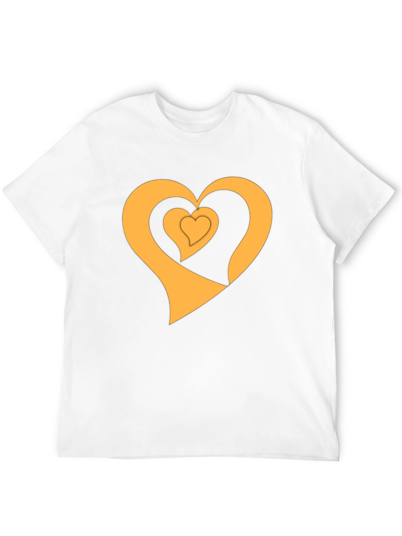 Golden Heart Trio Black T-Shirt