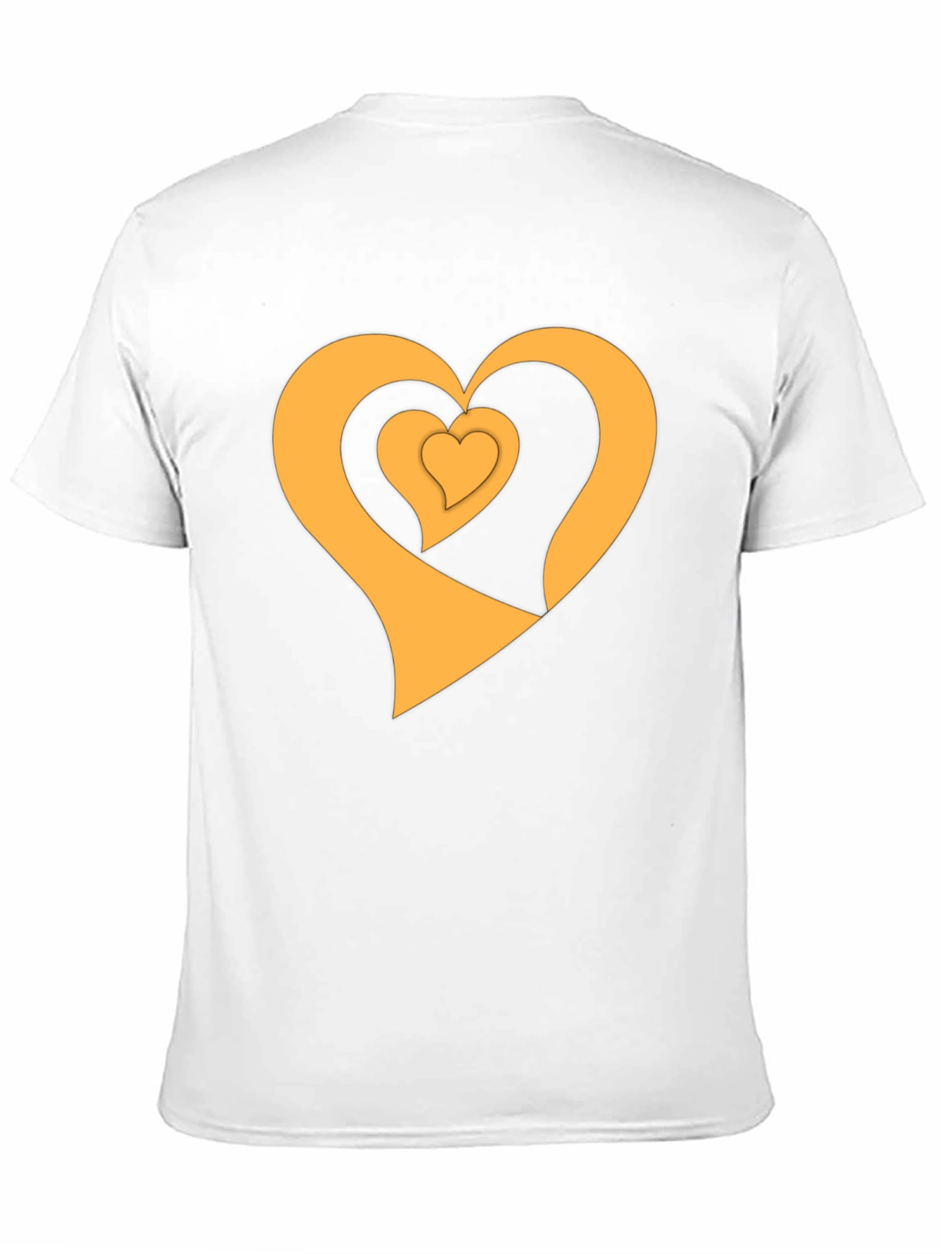 Golden Heart Trio Black T-Shirt