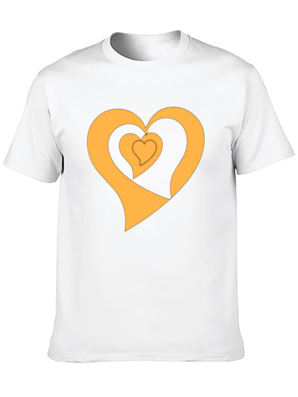Golden Heart Trio Black T-Shirt