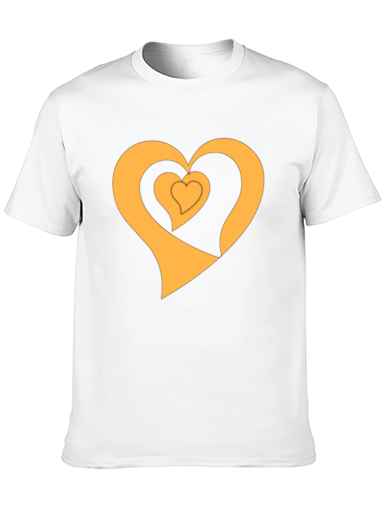 Golden Heart Trio Black T-Shirt