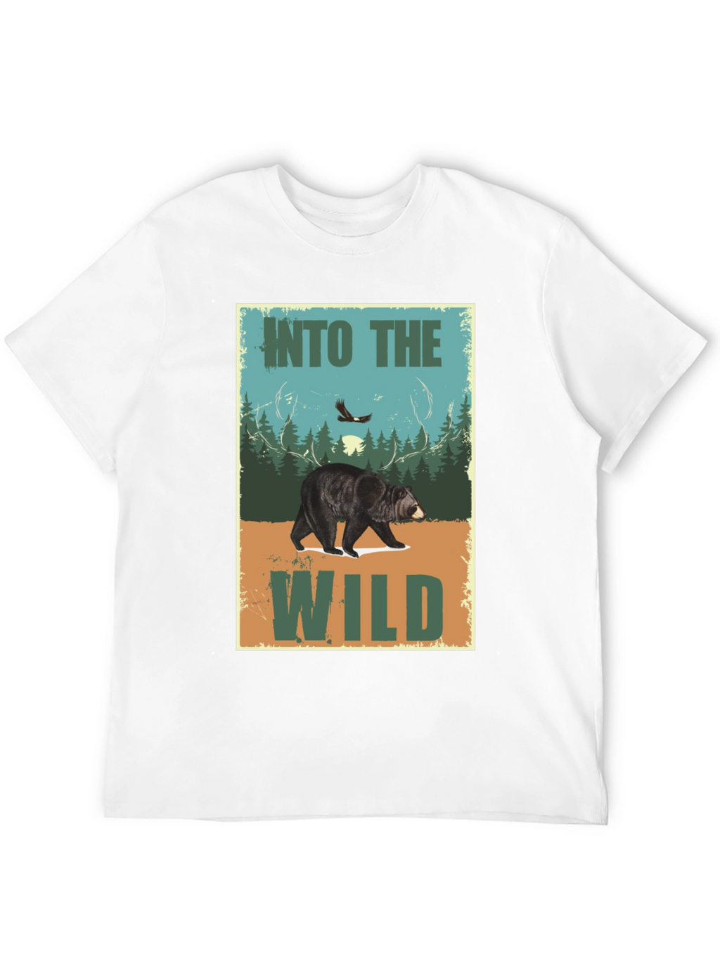 Into The Wild Bear Graphic T-Shirt