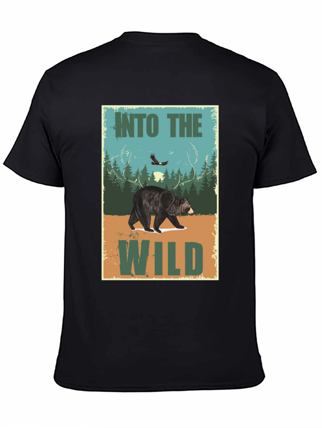 Into The Wild Bear Graphic T-Shirt