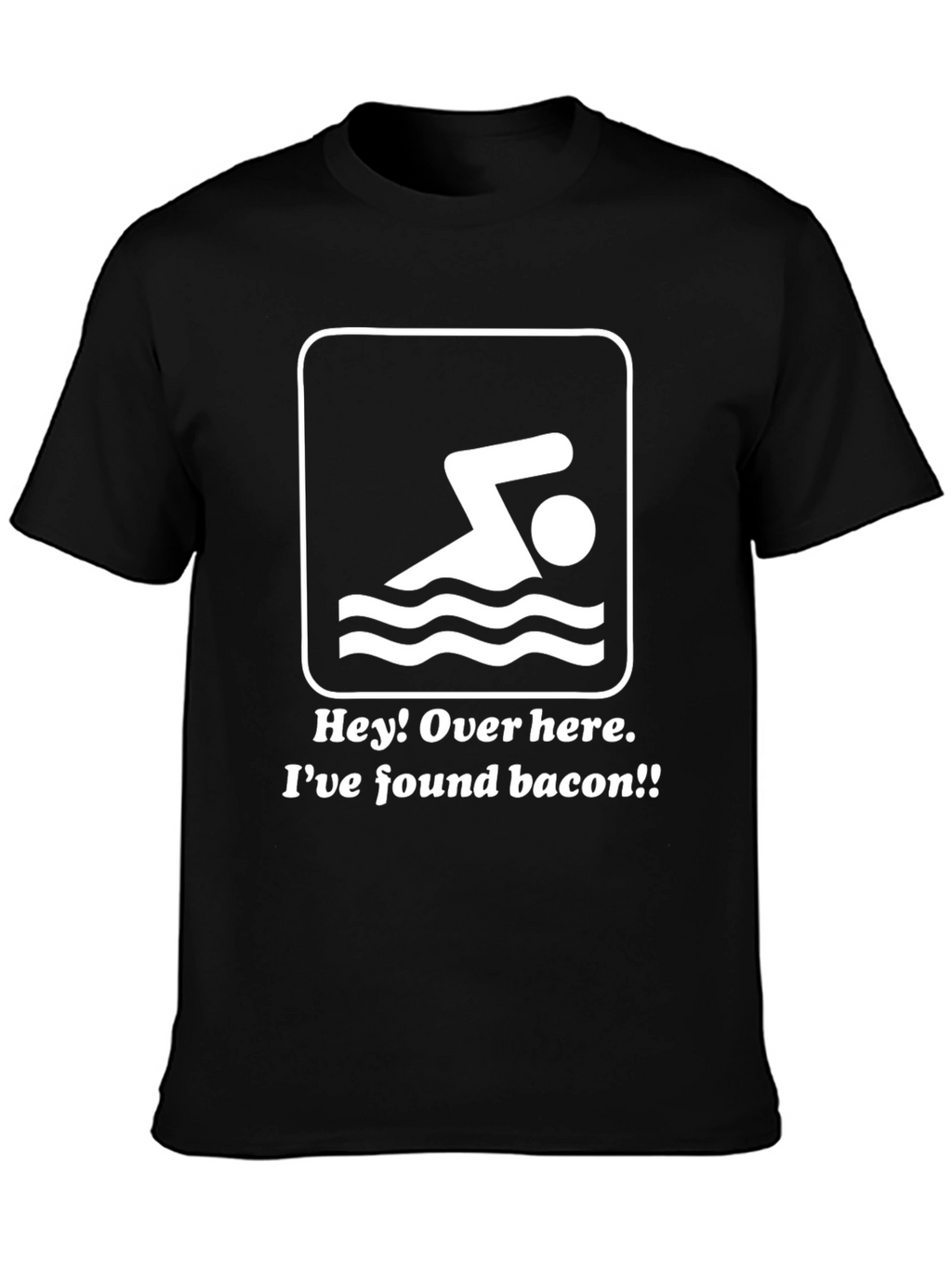 Funny Swimmer Bacon T-Shirt