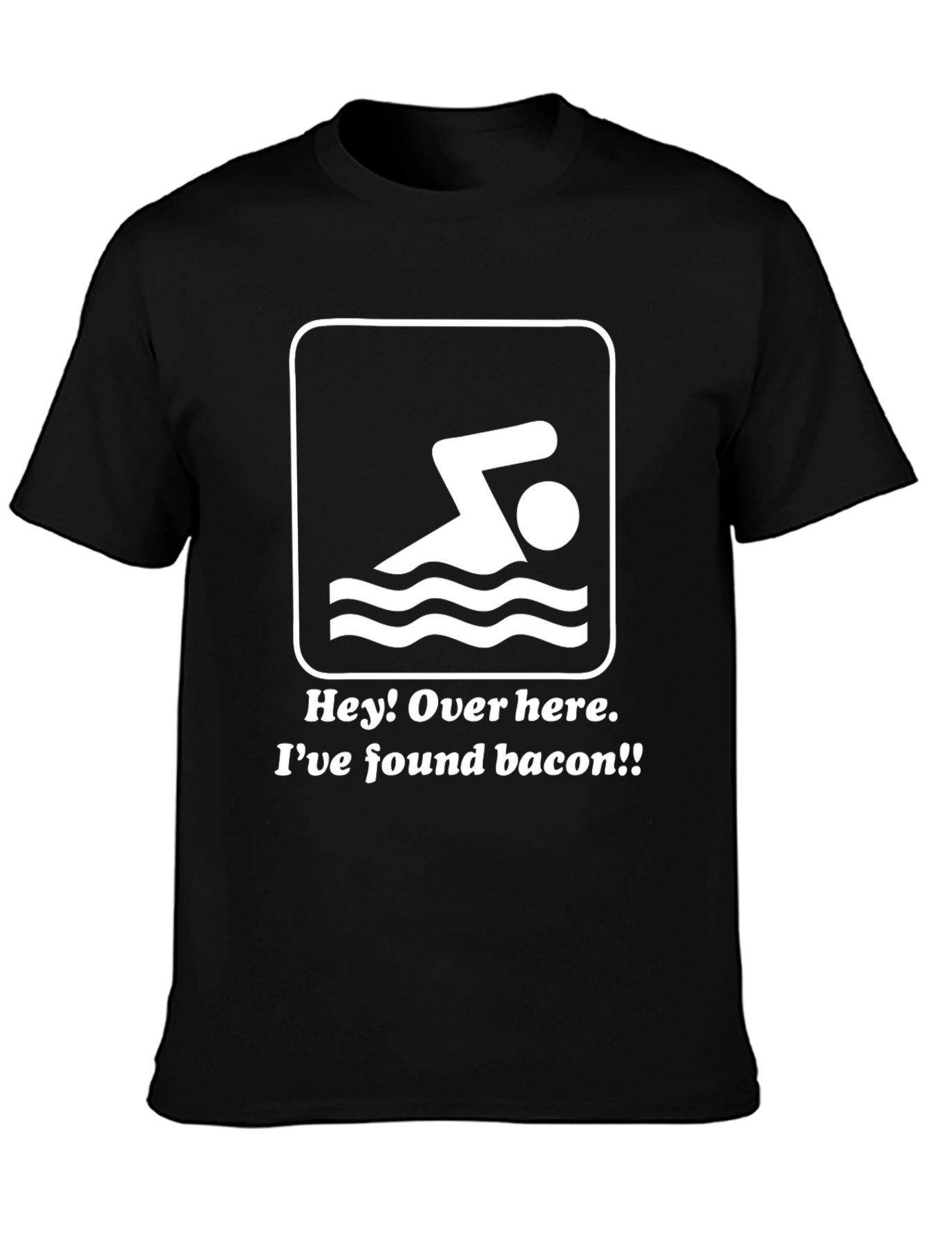 Funny Swimmer Bacon T-Shirt