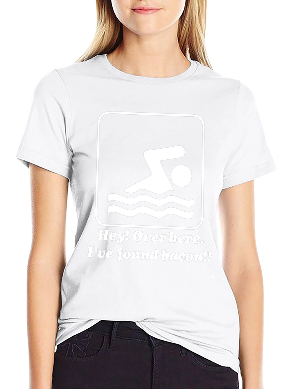 Funny Swimmer Bacon T-Shirt