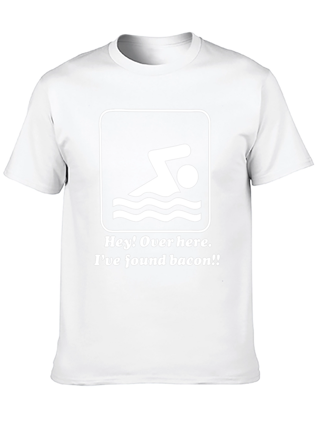 Funny Swimmer Bacon T-Shirt