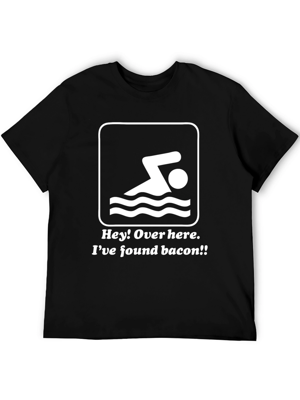 Funny Swimmer Bacon T-Shirt