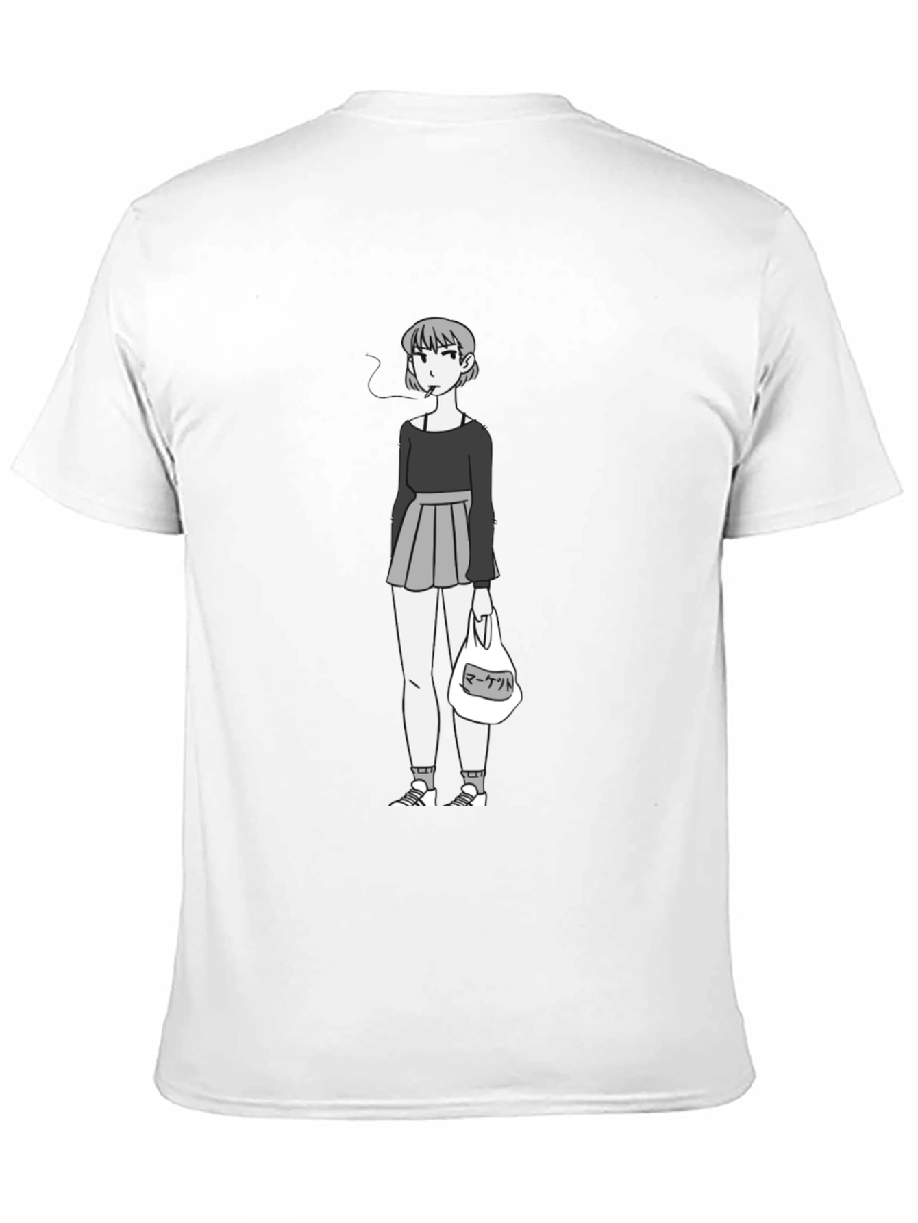 Anime Girl Graphic Tee - Casual Streetwear