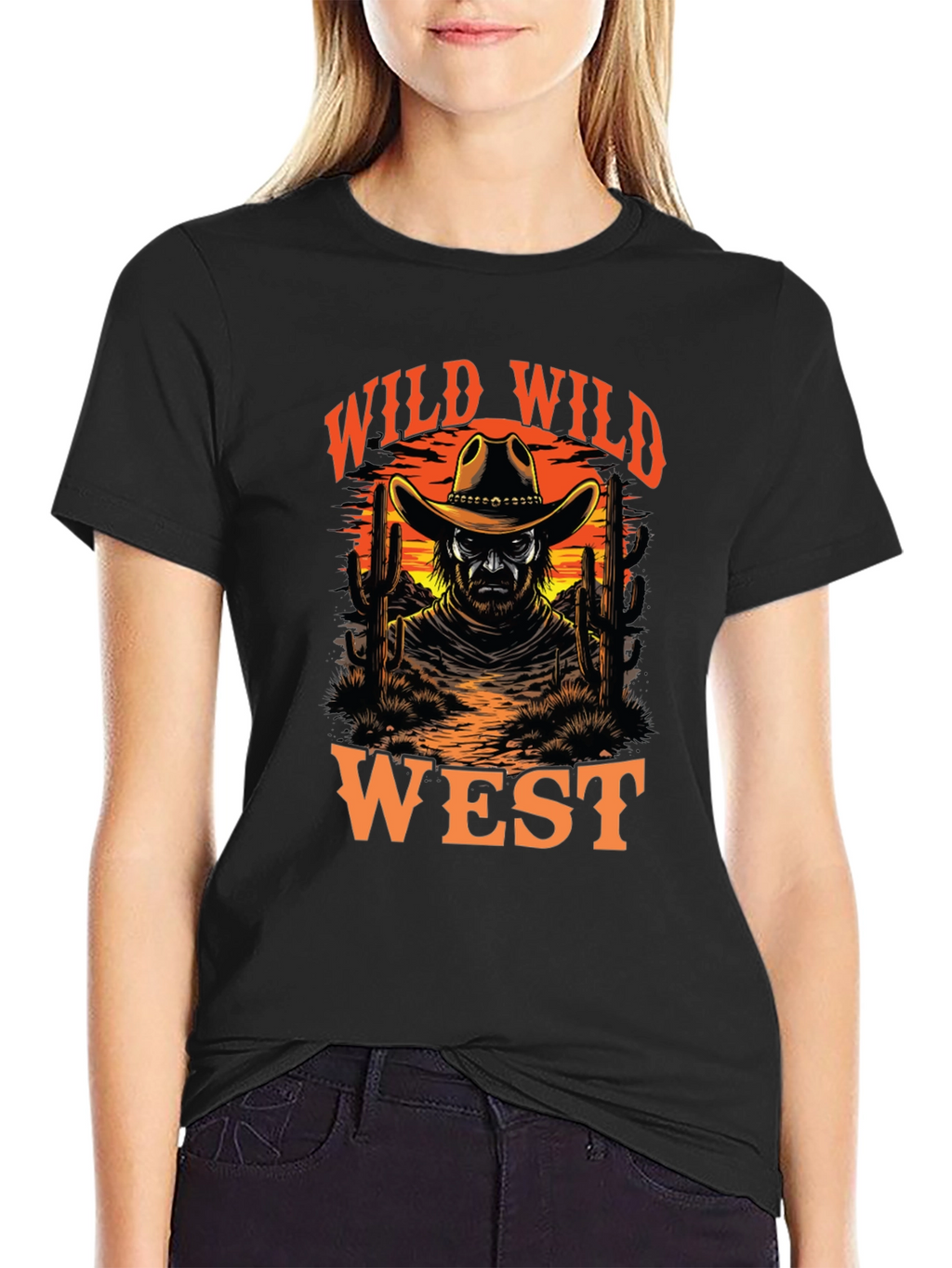 Wild West Cowboy Graphic Tee