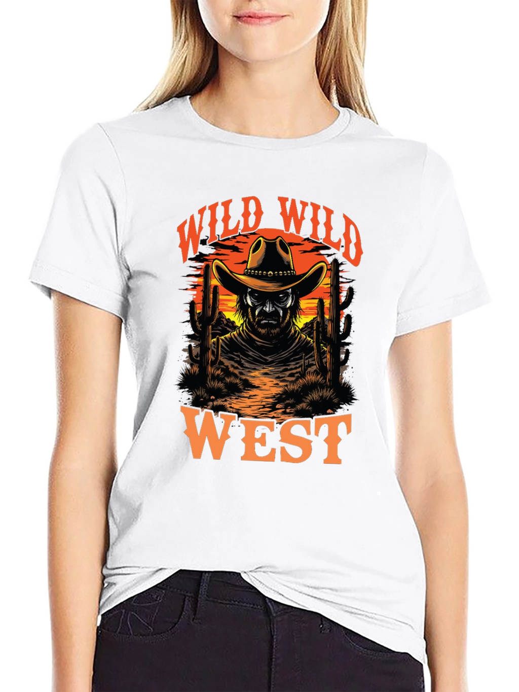 Wild West Cowboy Graphic Tee