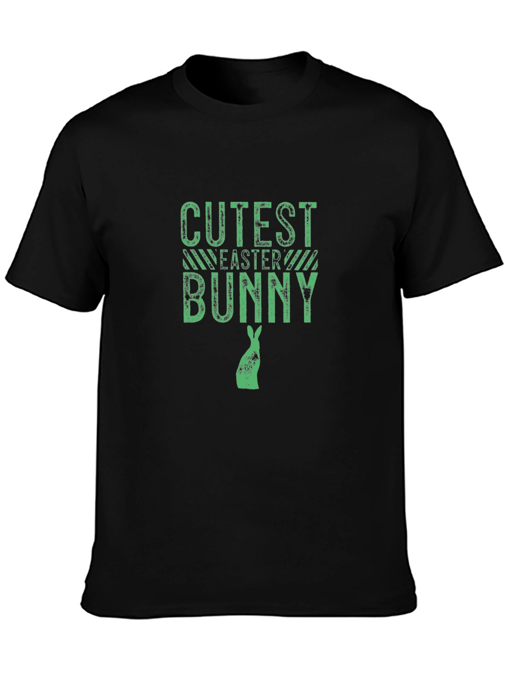 Cutest Easter Bunny Graphic Tee - Black