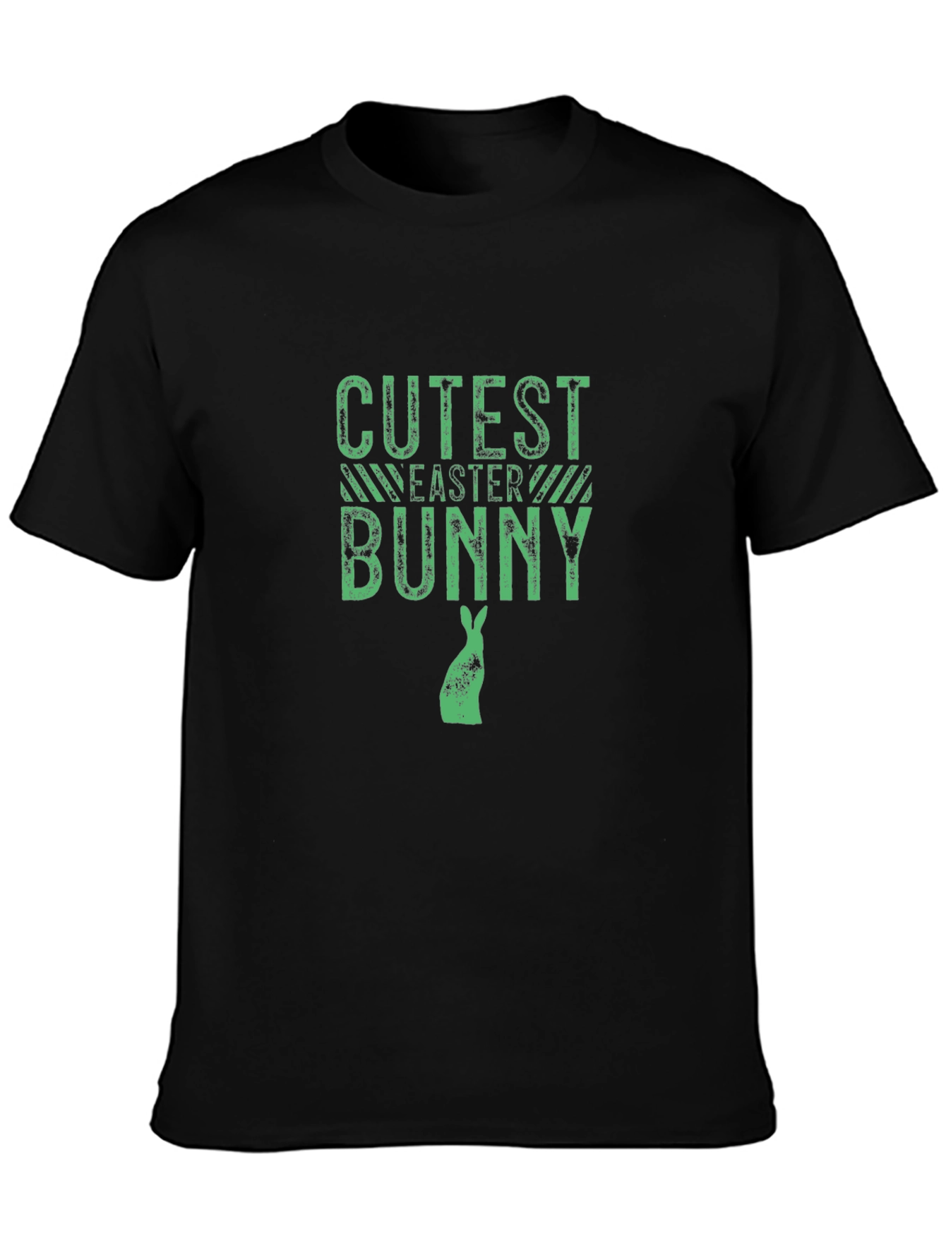 Cutest Easter Bunny Graphic Tee - Black
