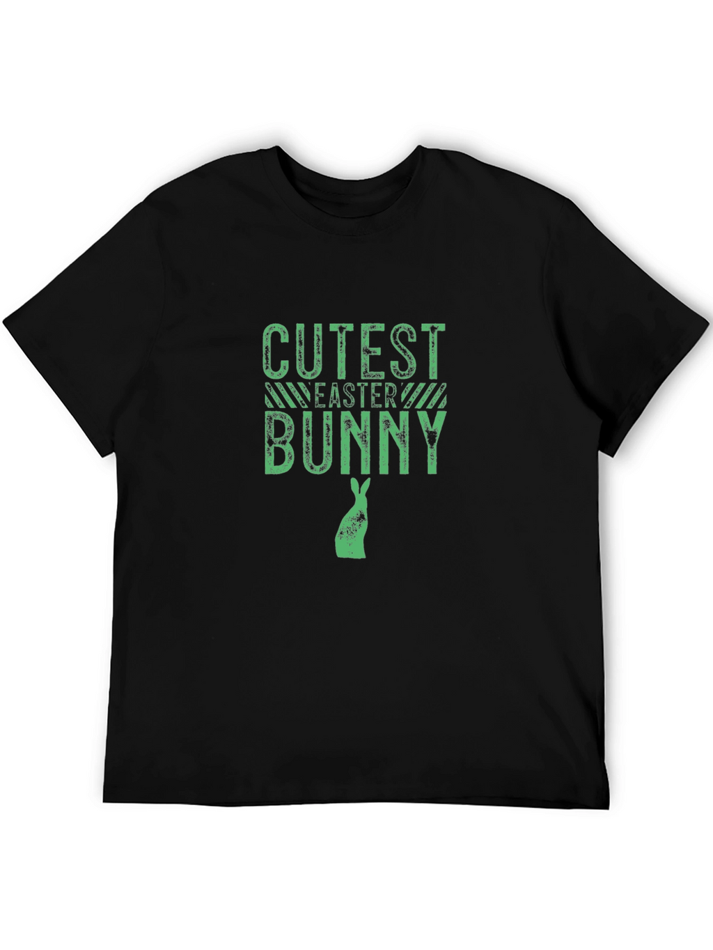 Cutest Easter Bunny Graphic Tee - Black