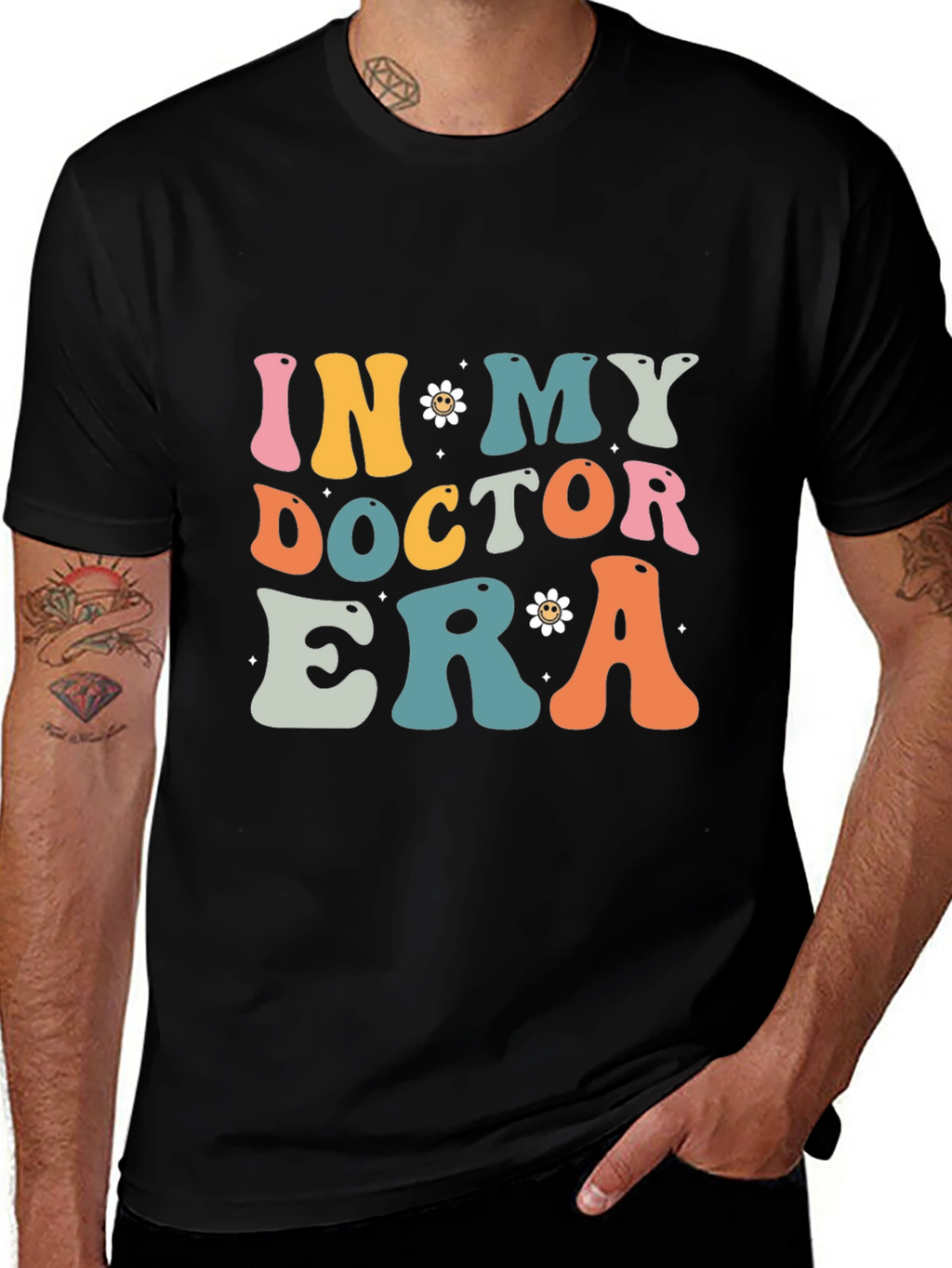 In My Doctor Era Black T-Shirt
