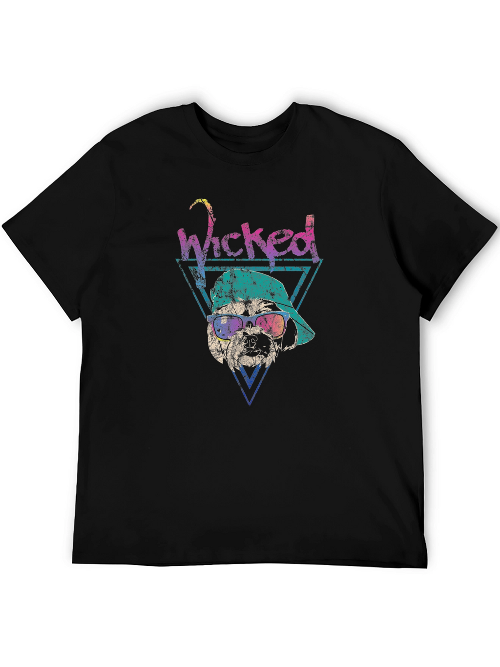 Wicked Dog Graphic Tee - Retro Style