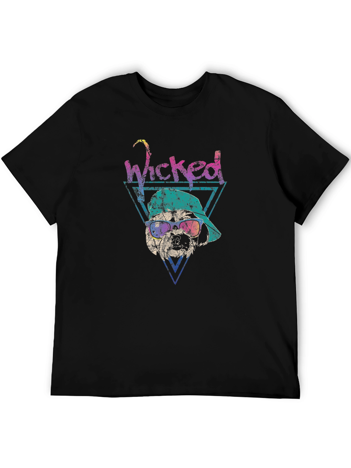 Wicked Dog Graphic Tee - Retro Style