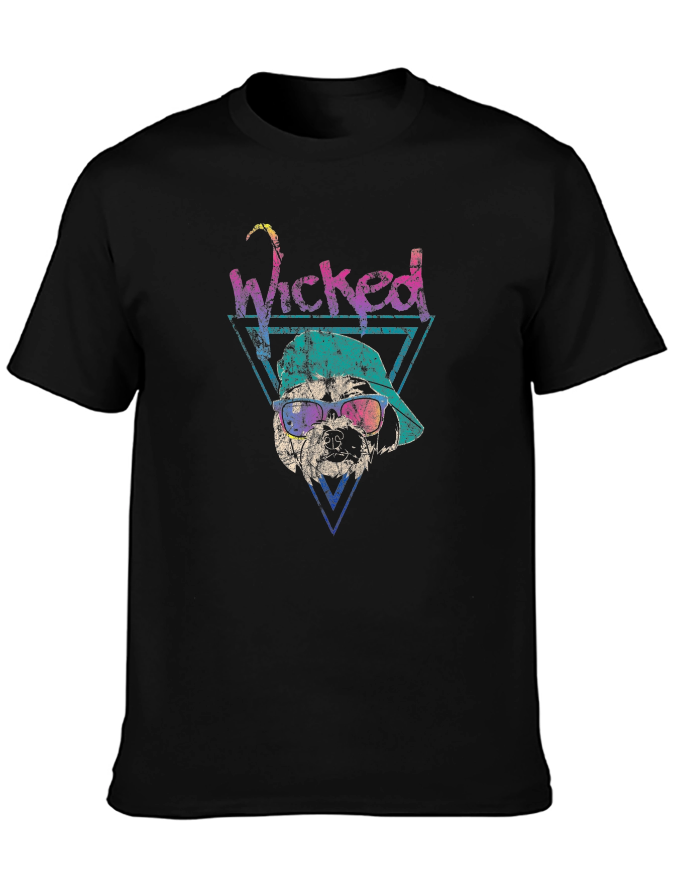 Wicked Dog Graphic Tee - Retro Style