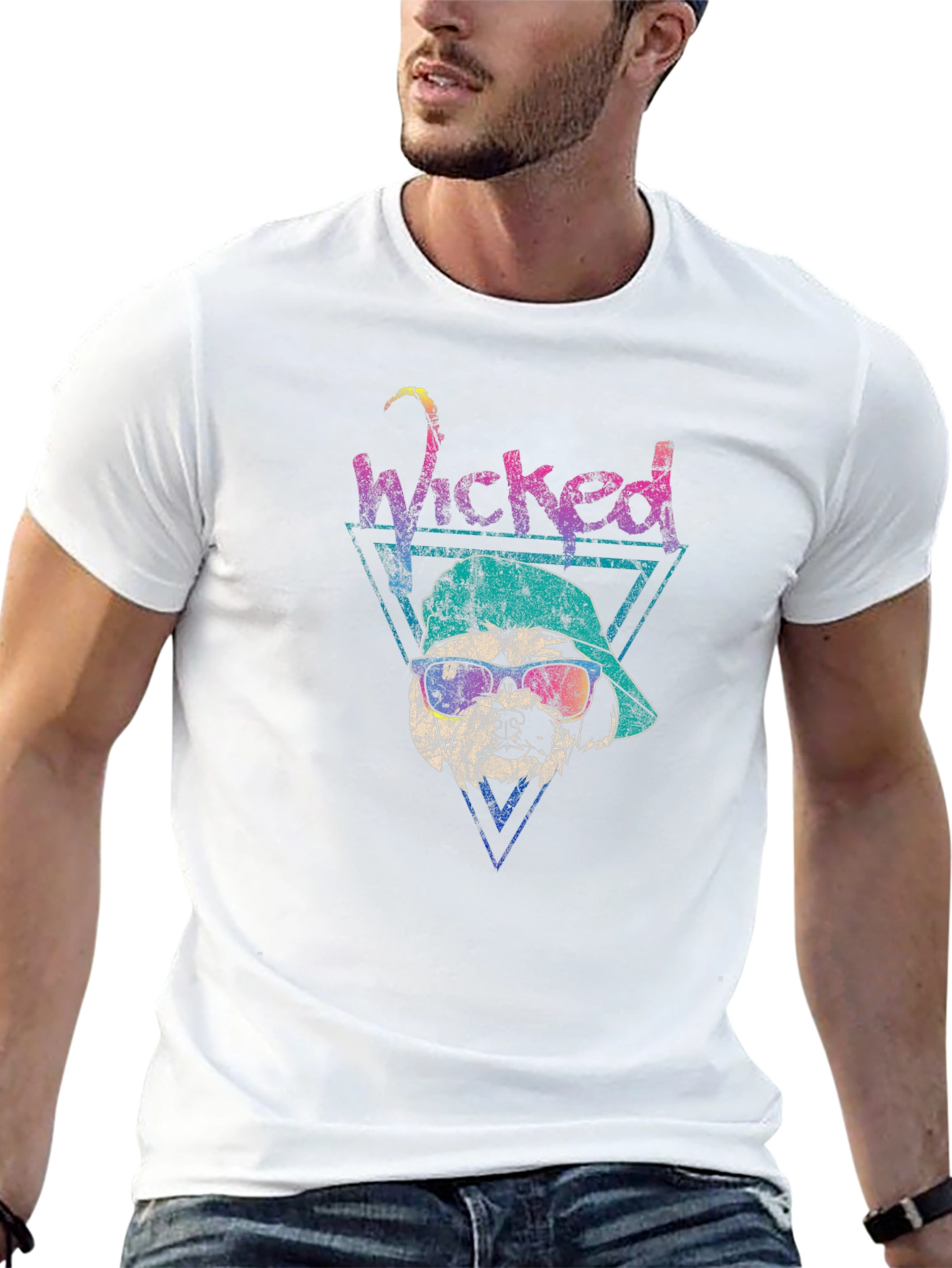 Wicked Dog Graphic Tee - Retro Style