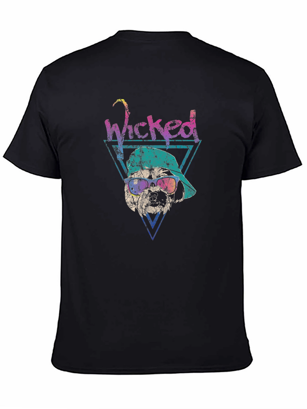 Wicked Dog Graphic Tee - Retro Style