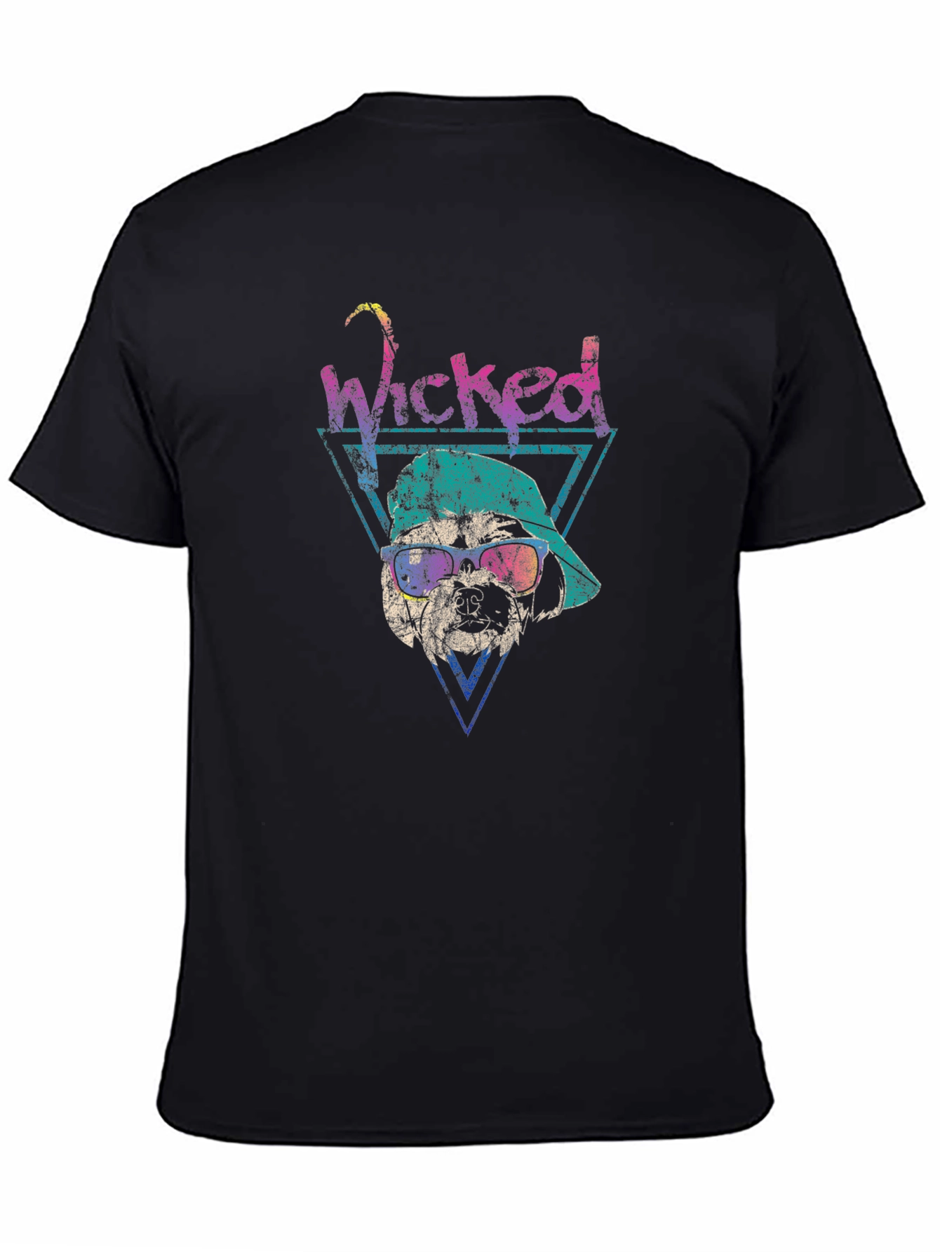 Wicked Dog Graphic Tee - Retro Style