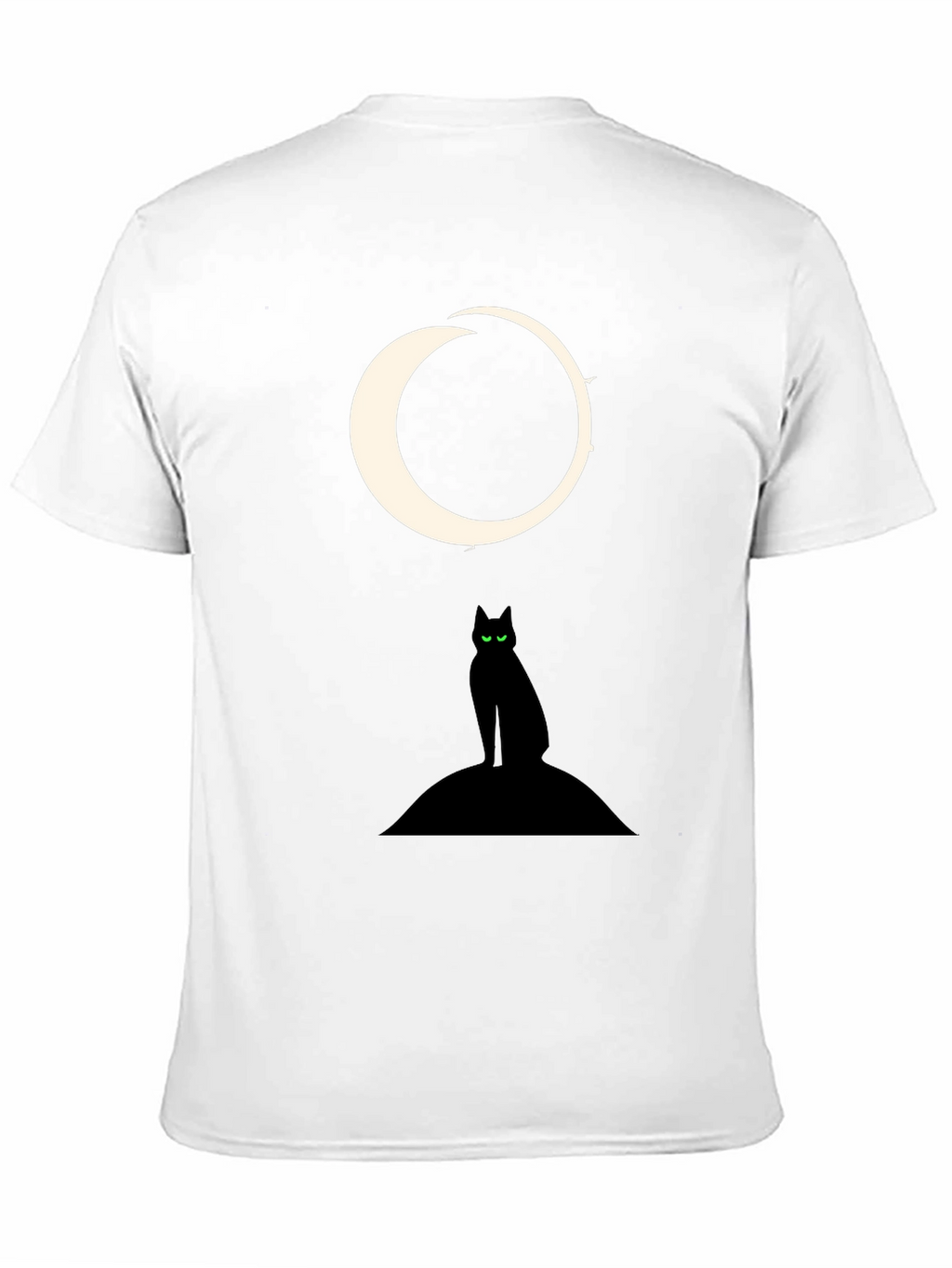 Black Cat Moon Graphic Tee