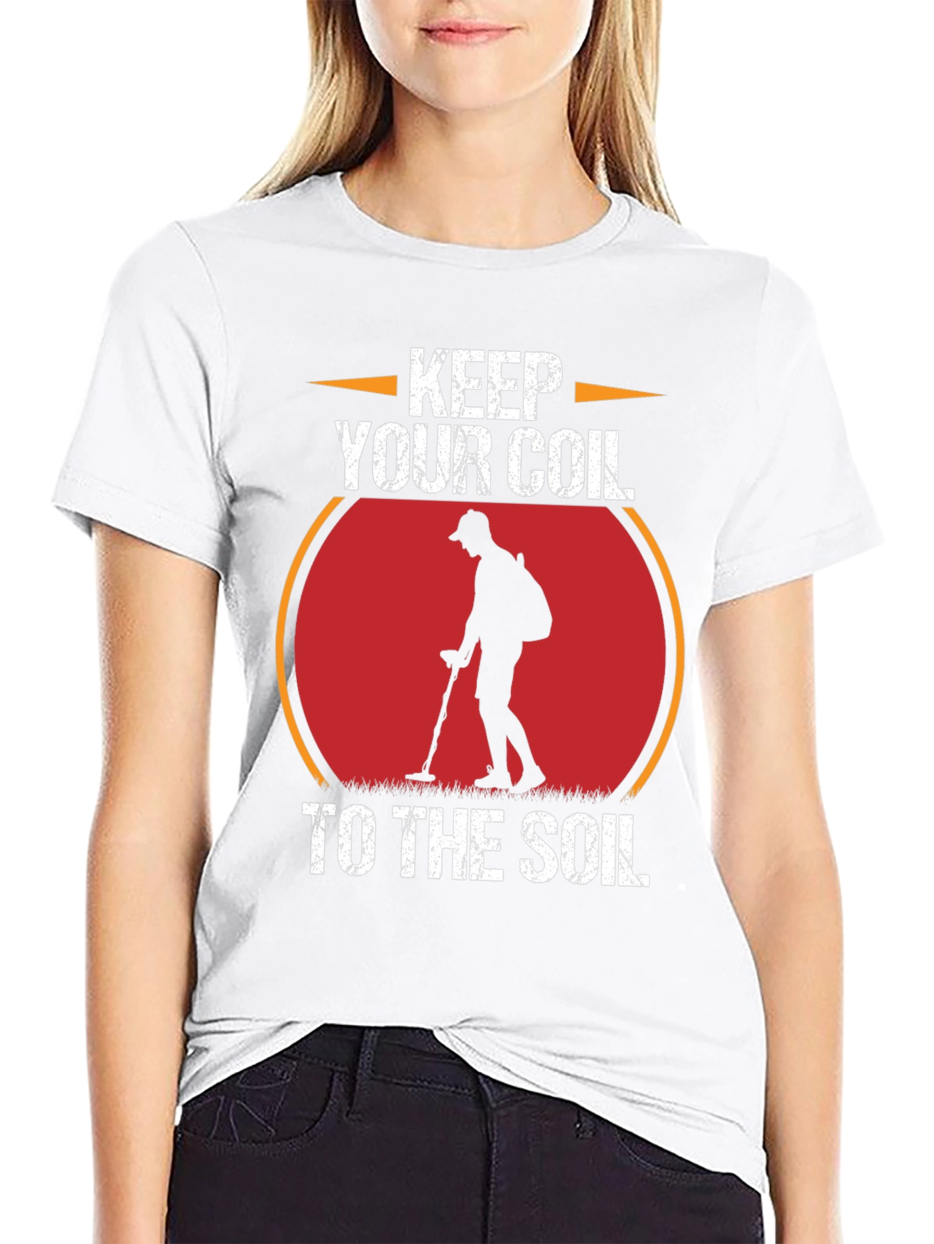 Keep Your Coil to the Soil Metal Detecting T-Shirt