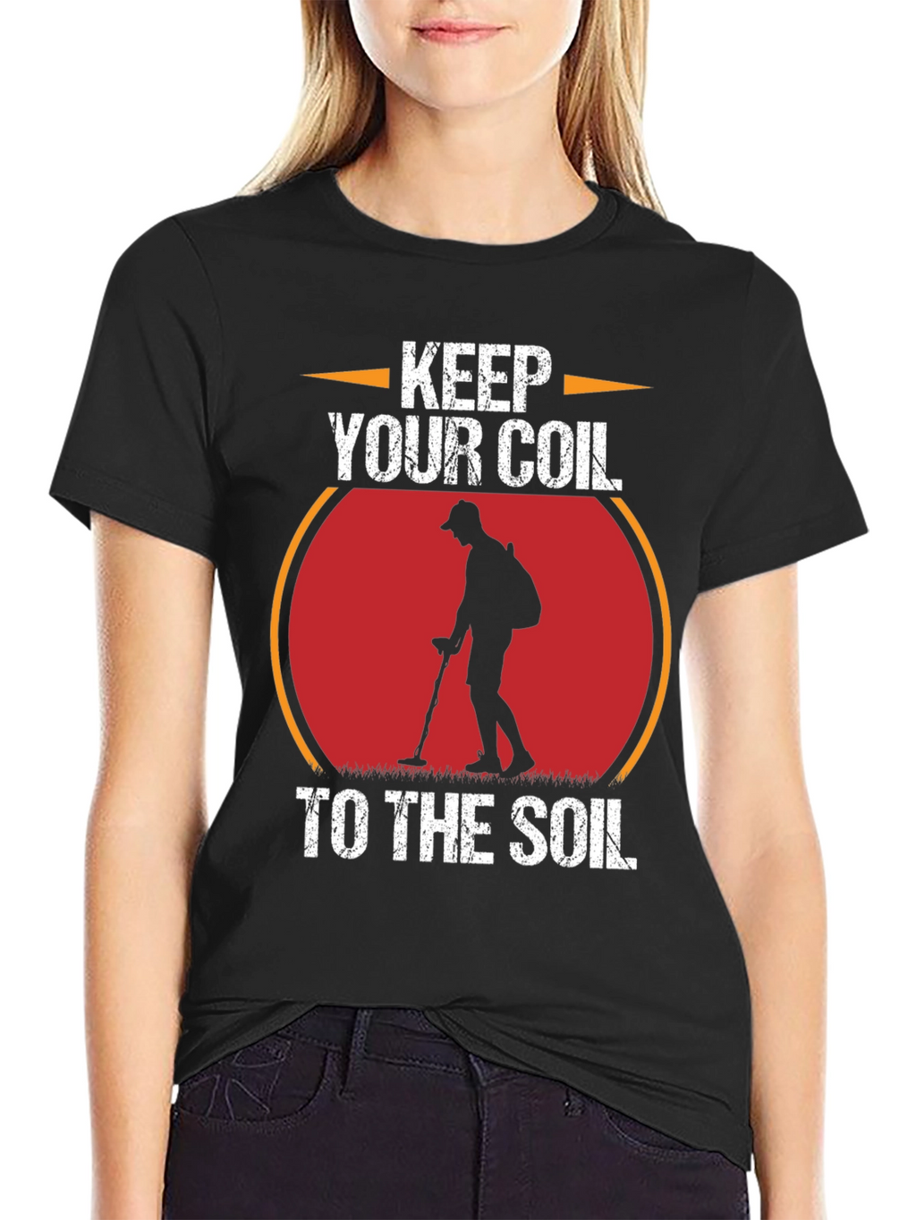 Keep Your Coil to the Soil Metal Detecting T-Shirt