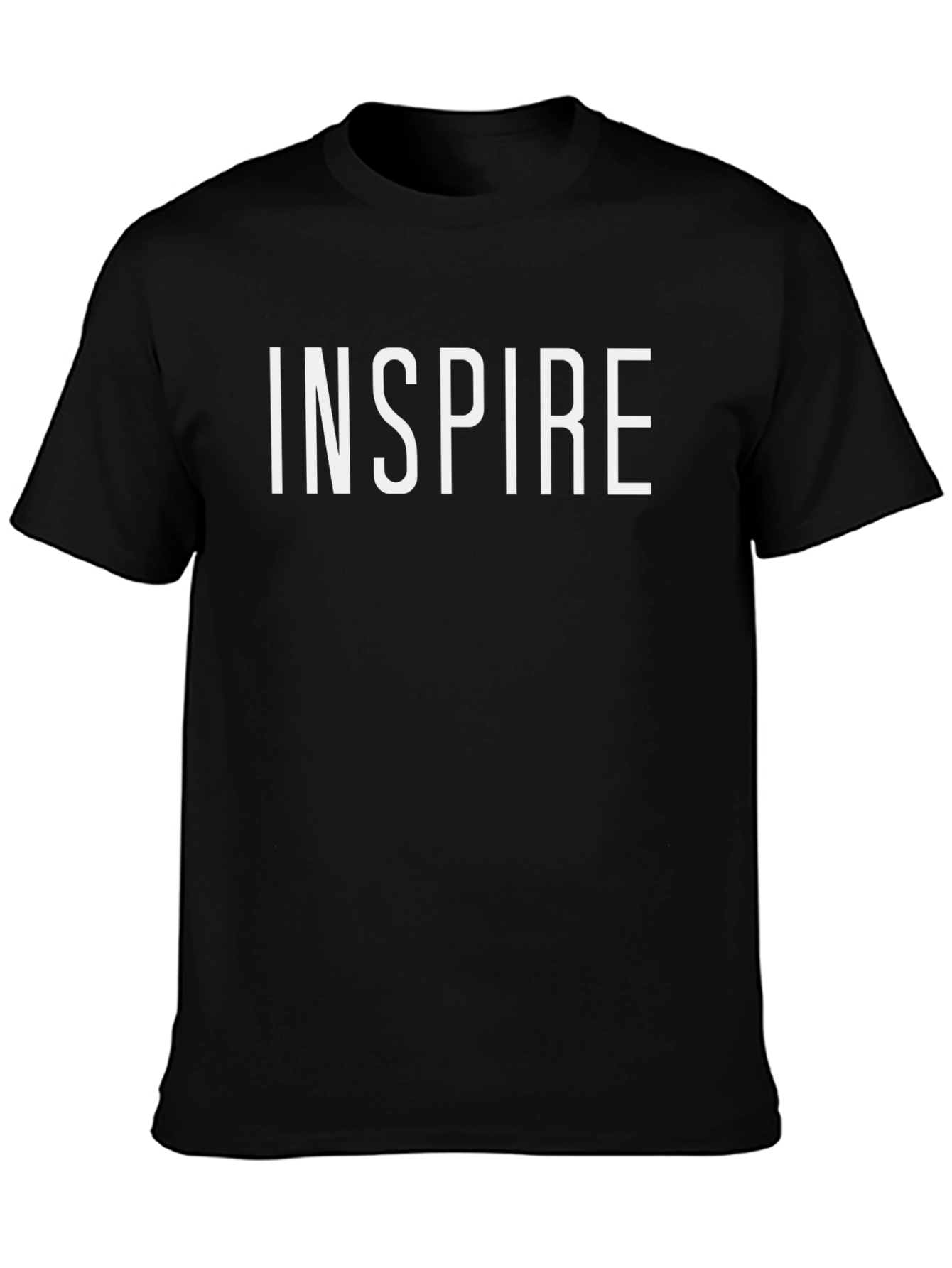 Inspire Graphic Tee - Black Short Sleeve T-Shirt