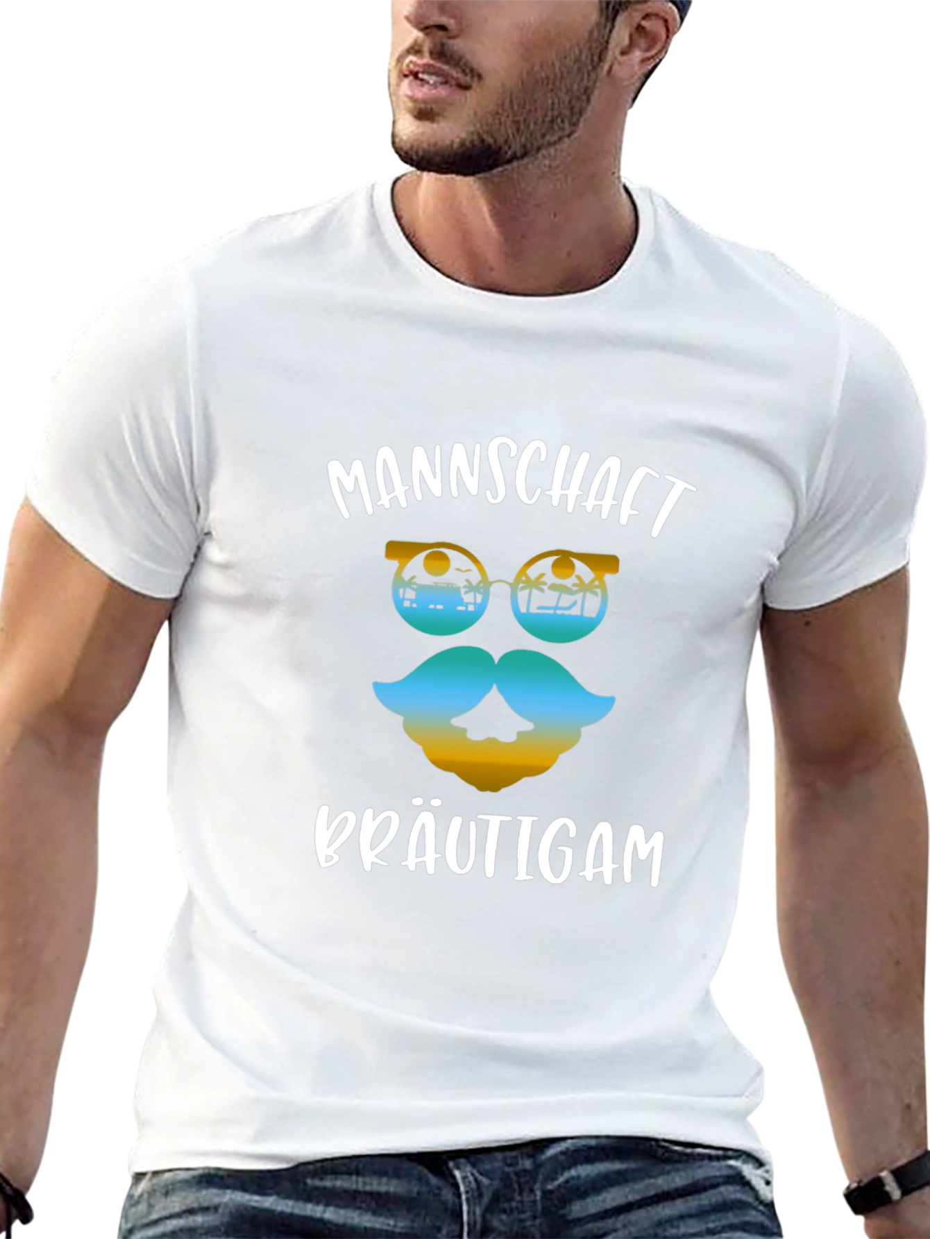 Mannschaft Bräutigam Graphic T-Shirt