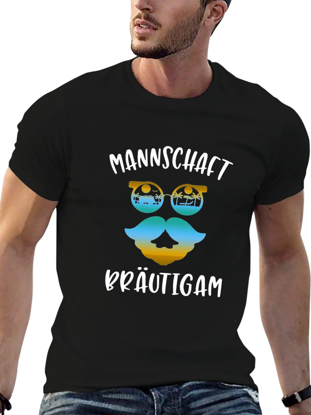 Mannschaft Bräutigam Graphic T-Shirt