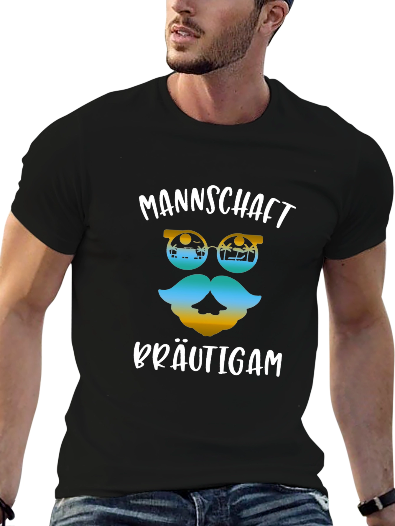 Mannschaft Bräutigam Graphic T-Shirt