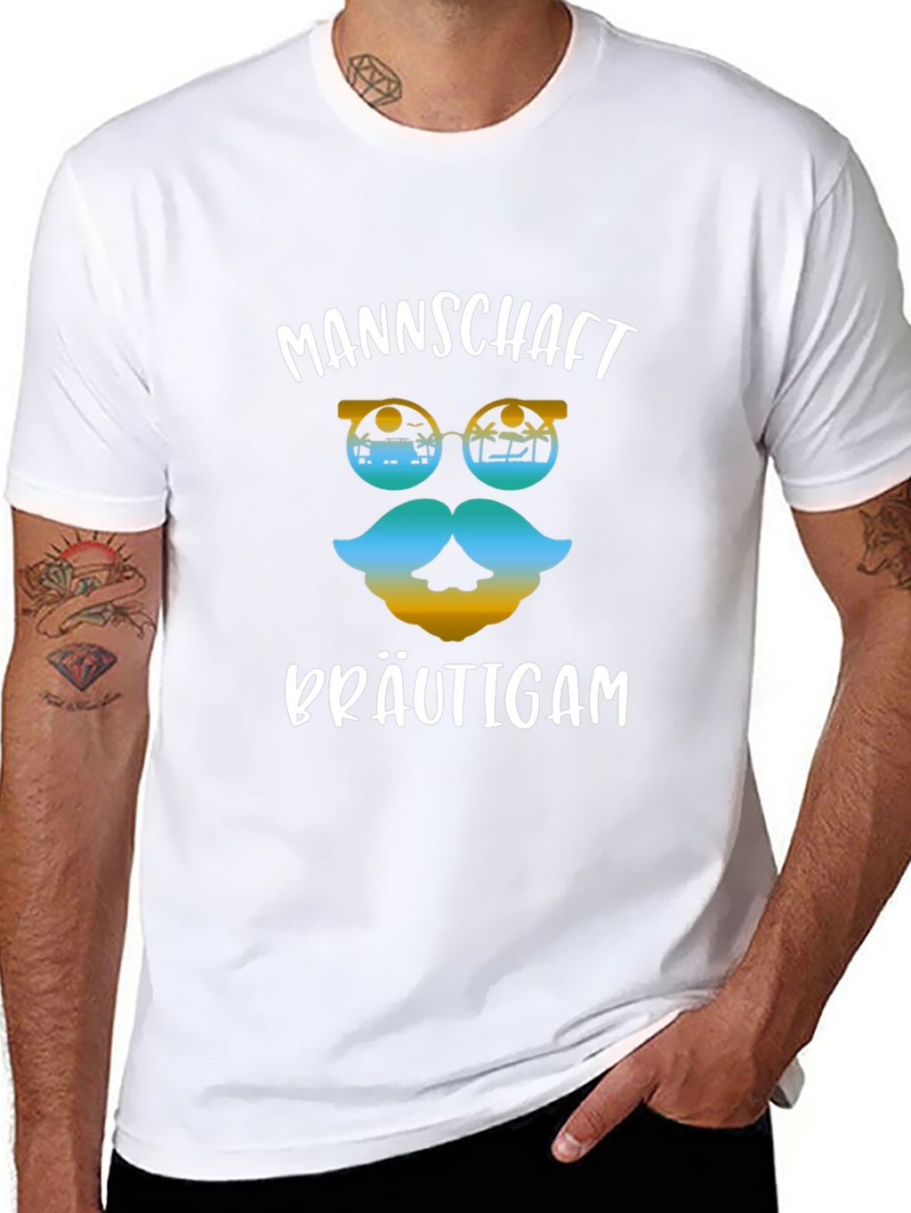 Mannschaft Bräutigam Graphic T-Shirt