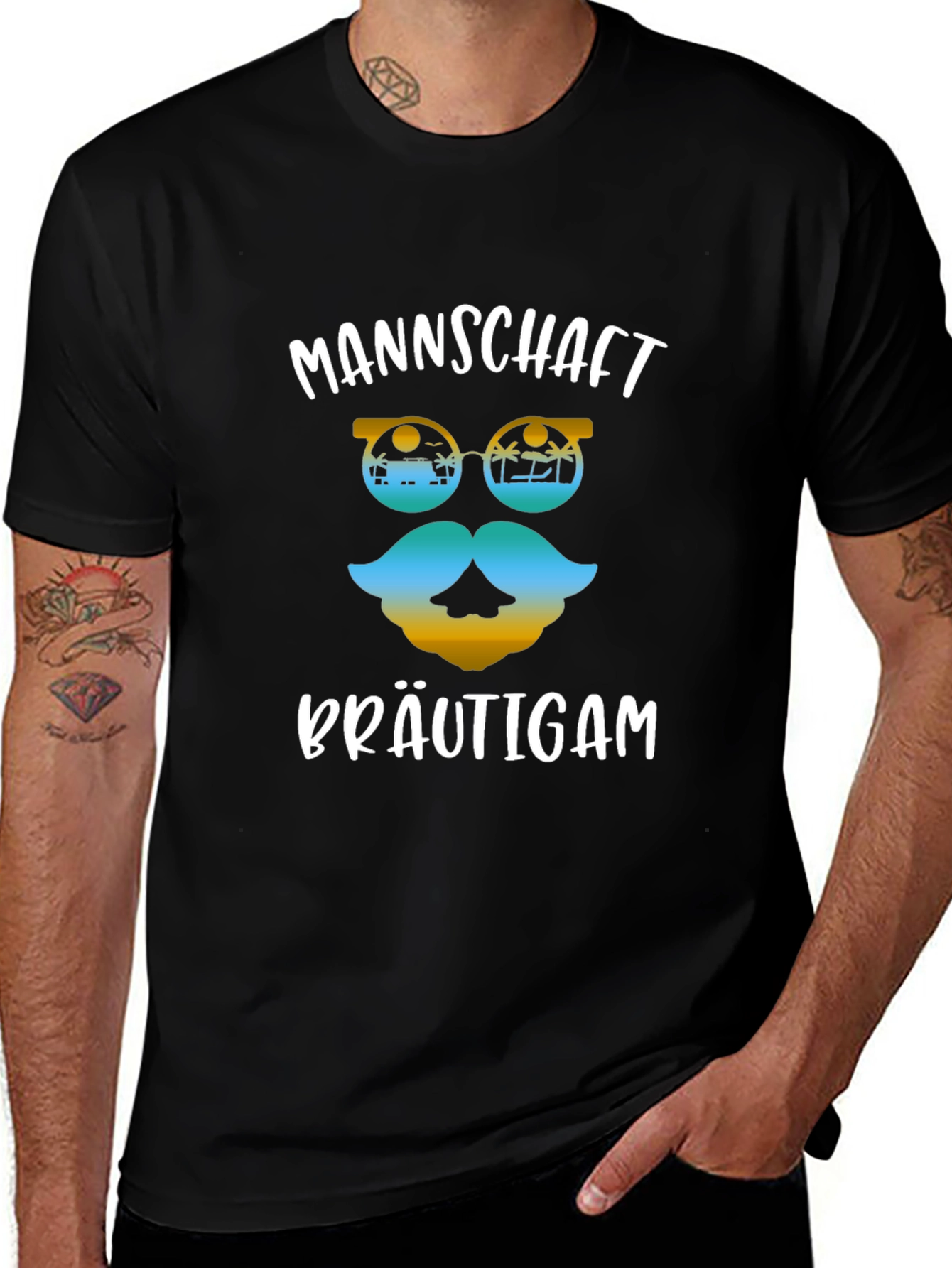Mannschaft Bräutigam Graphic T-Shirt