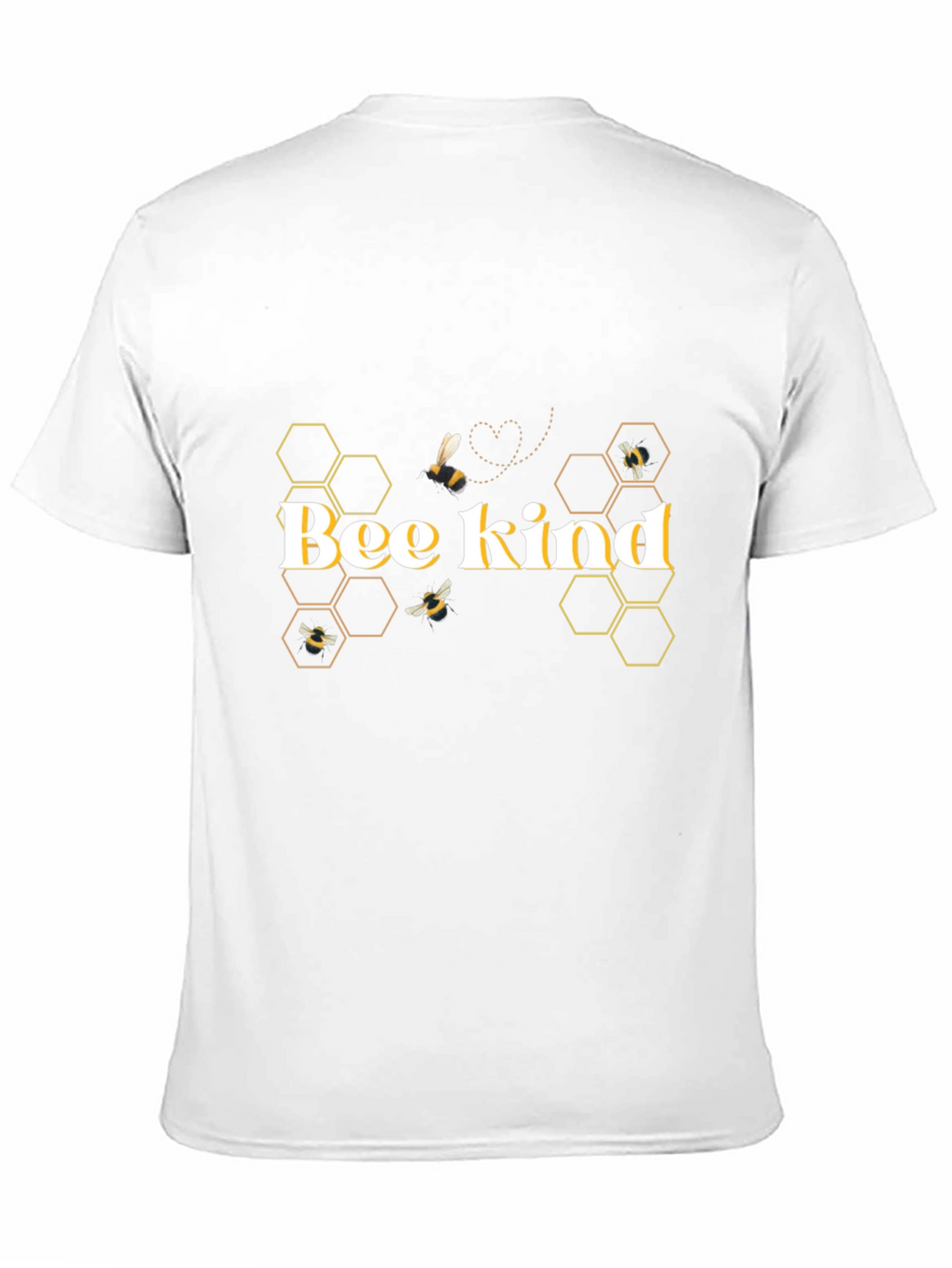Bee Kind Graphic T-Shirt - Stylish Honeycomb Design