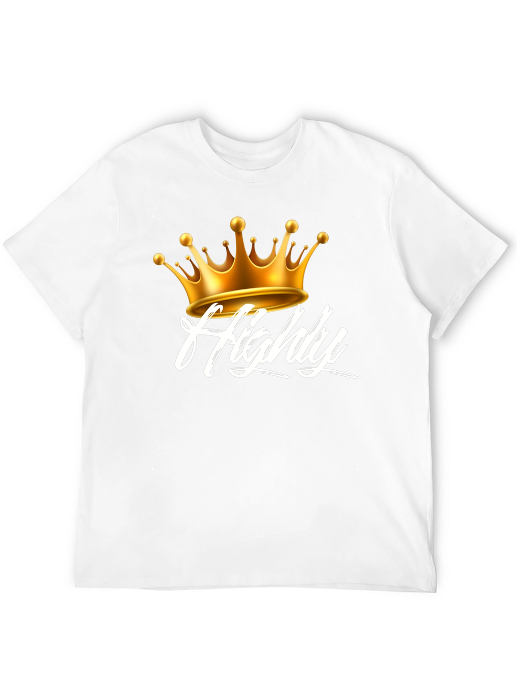 Highly Crowned Black Tee
