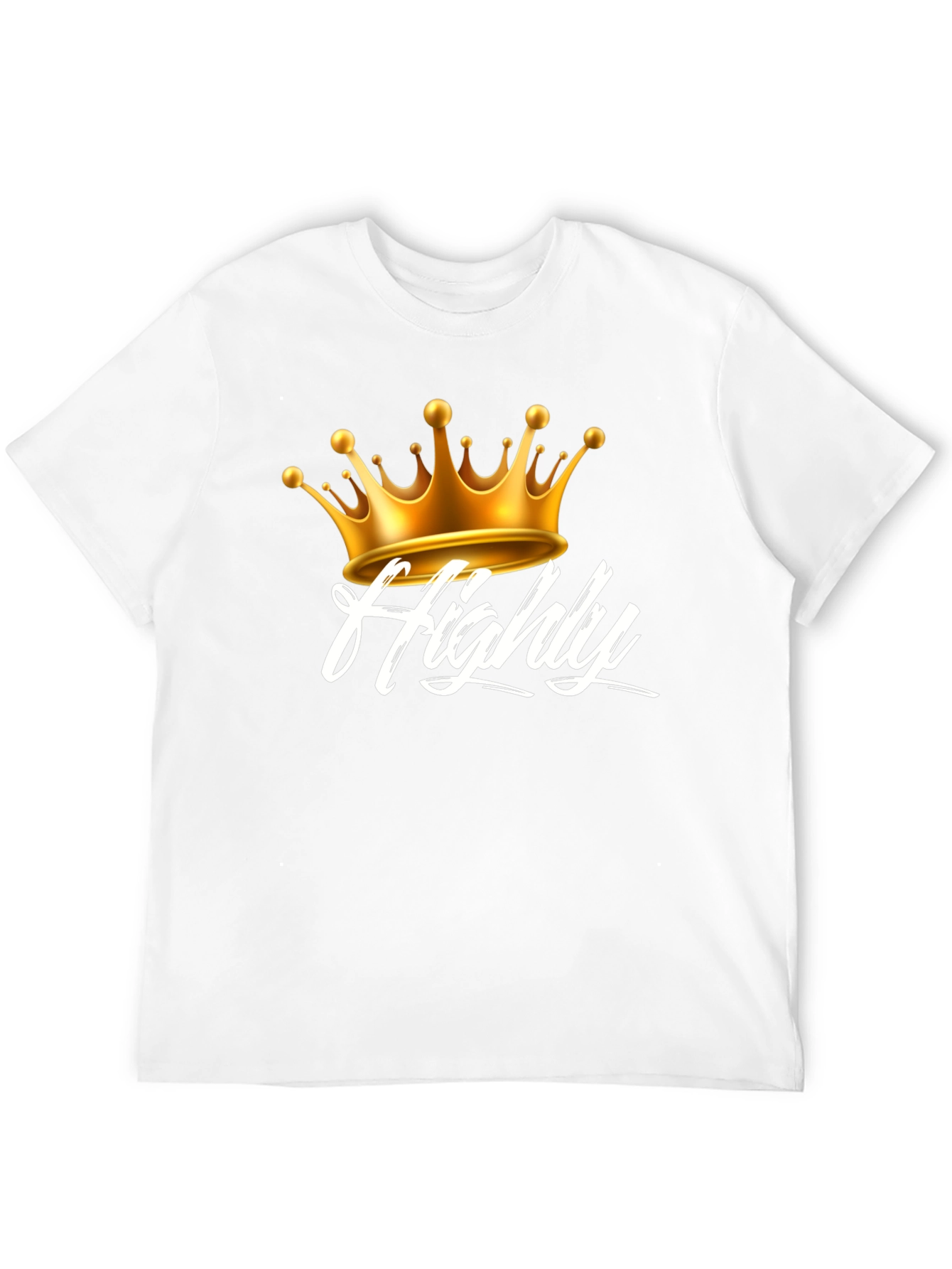 Highly Crowned Black Tee
