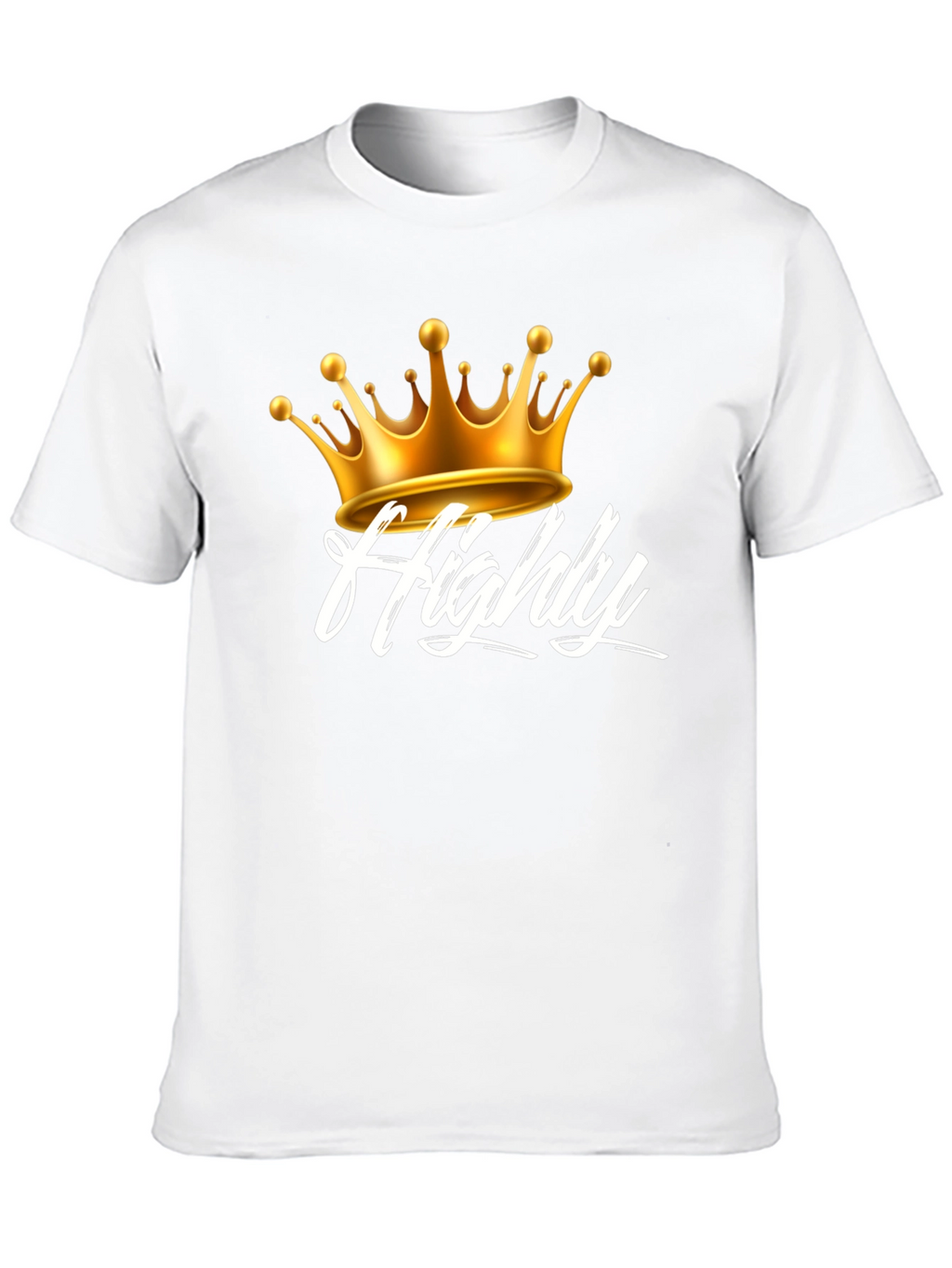 Highly Crowned Black Tee