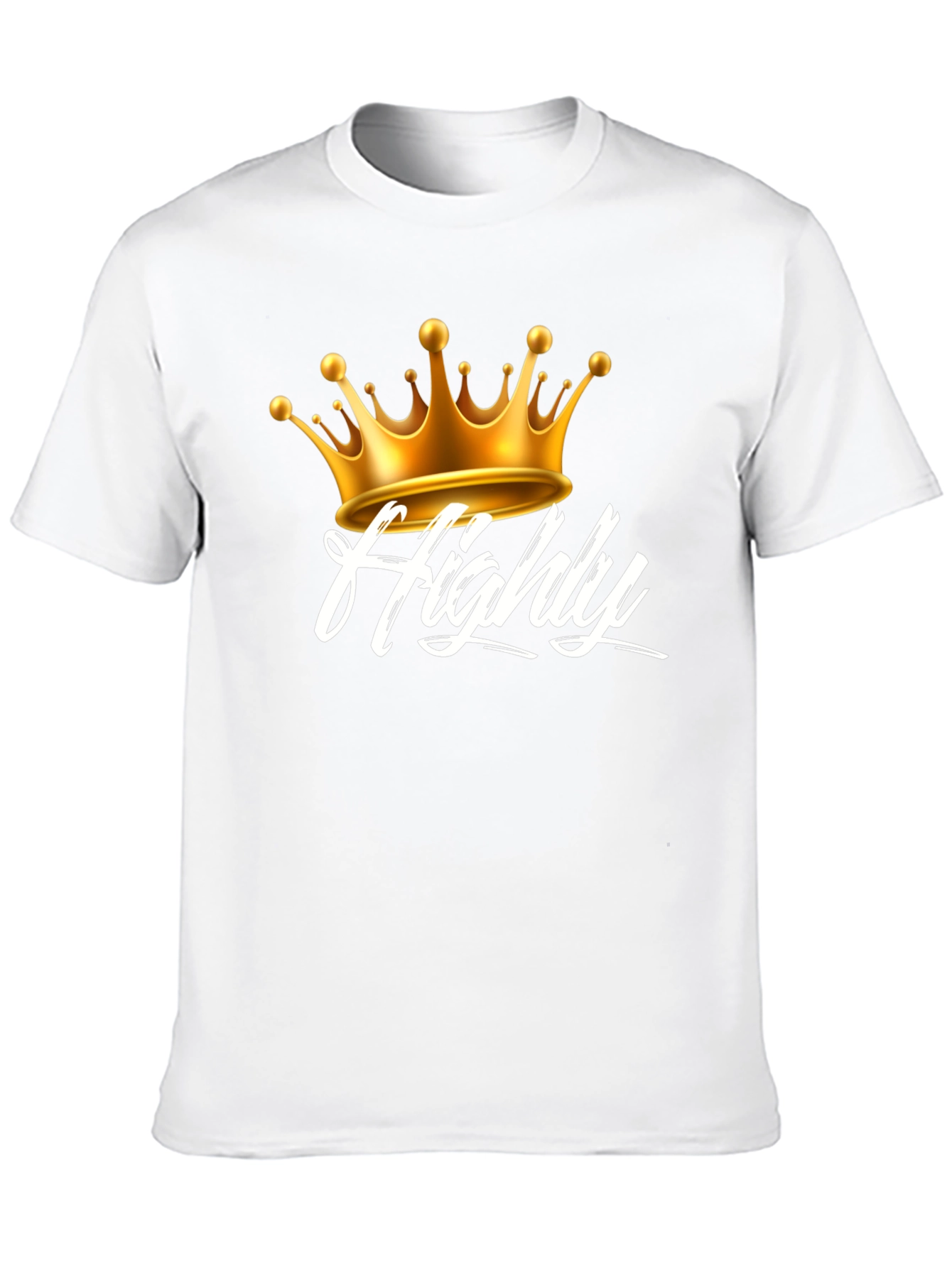 Highly Crowned Black Tee