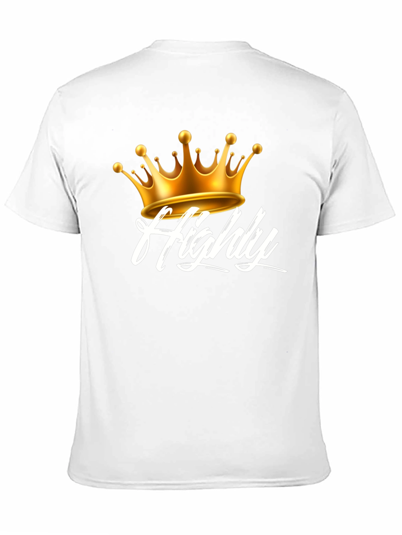 Highly Crowned Black Tee