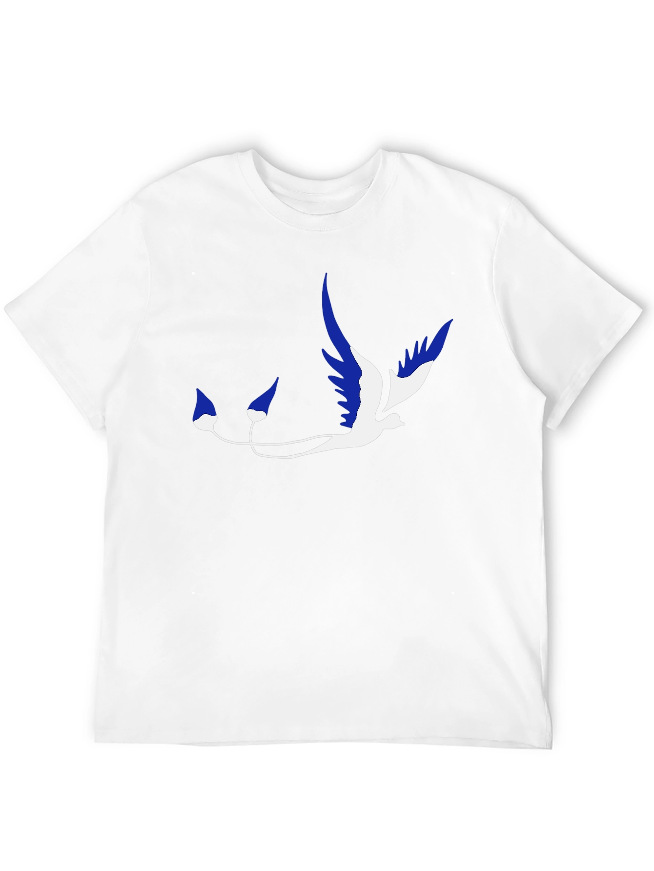 Stylish Black T-Shirt with Unique Bird Graphic