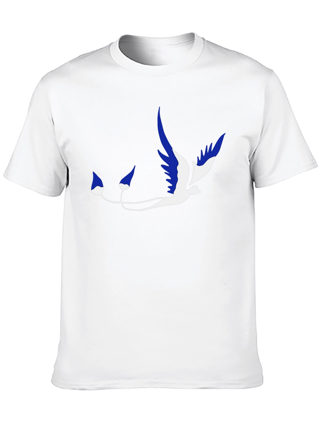 Stylish Black T-Shirt with Unique Bird Graphic
