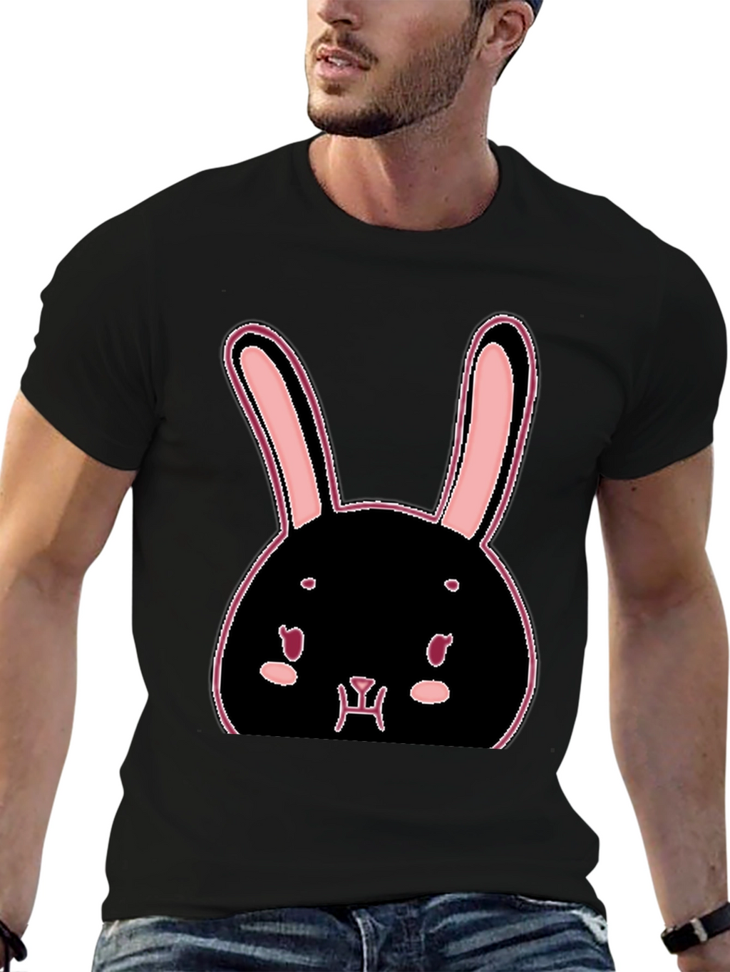 Bunny Graphic T-Shirt - Trendy Casual Tee
