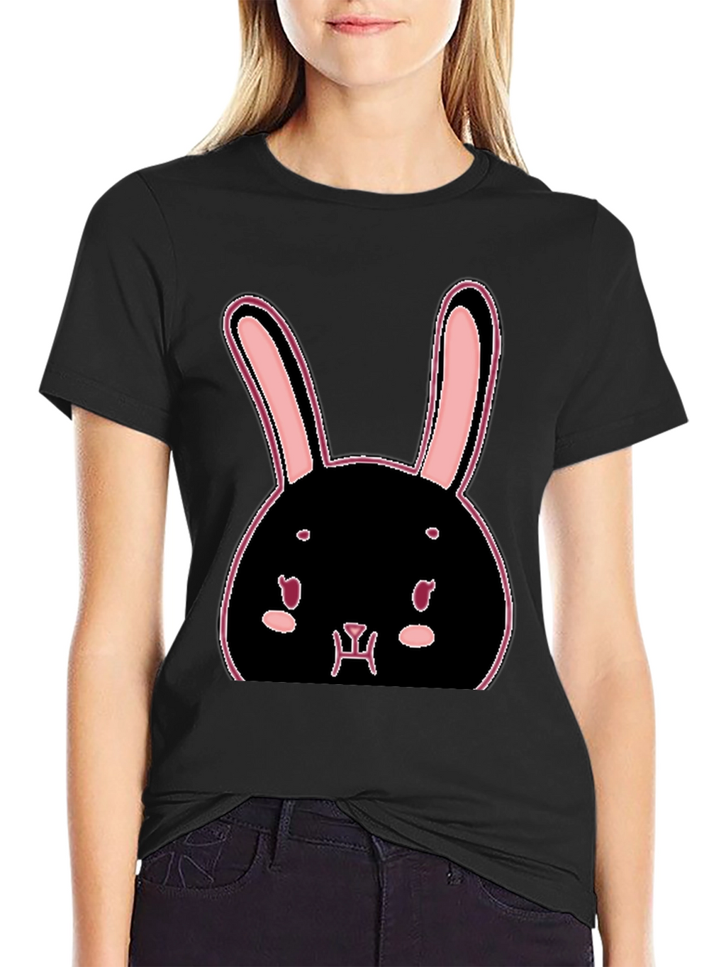 Bunny Graphic T-Shirt - Trendy Casual Tee